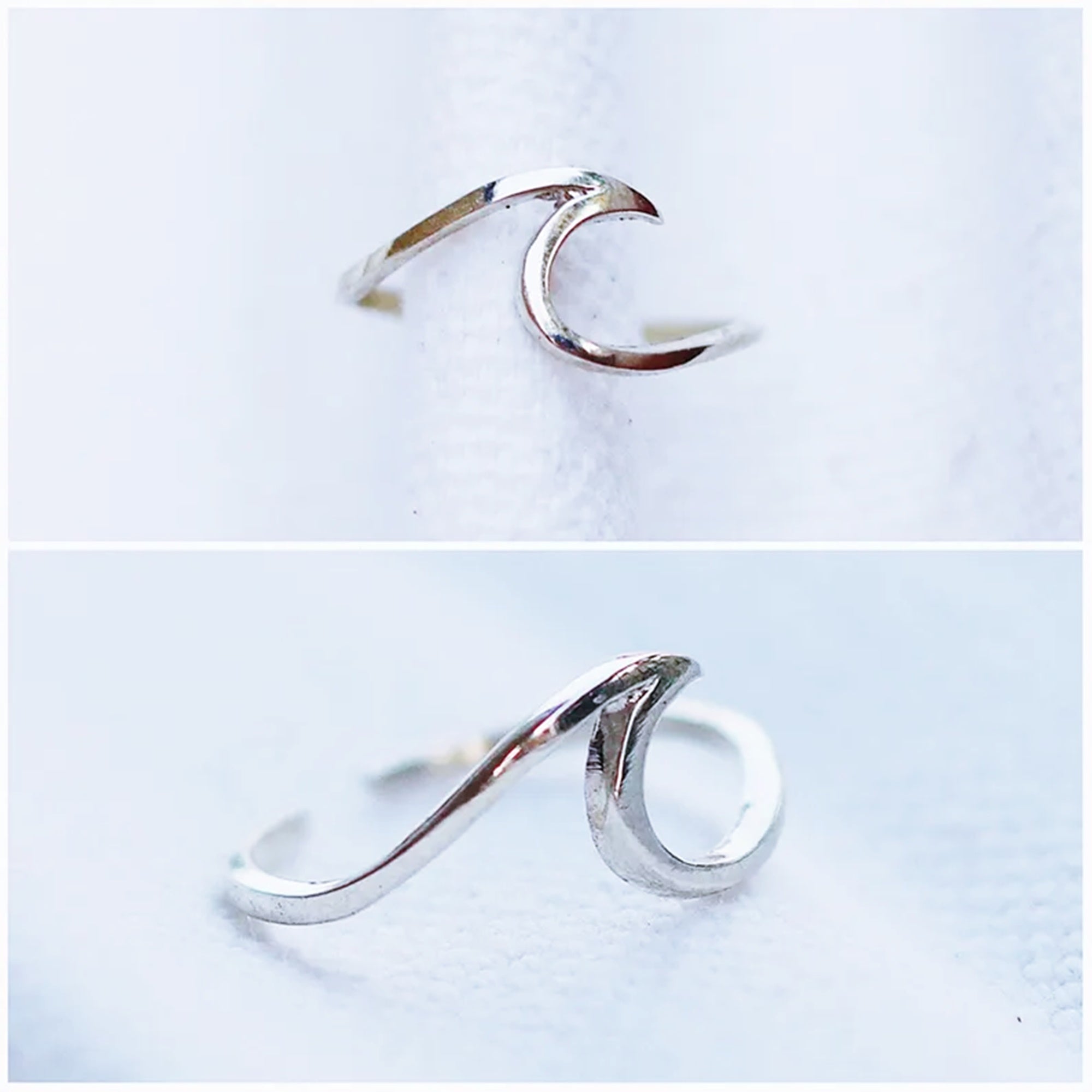 Wave Toe Ring