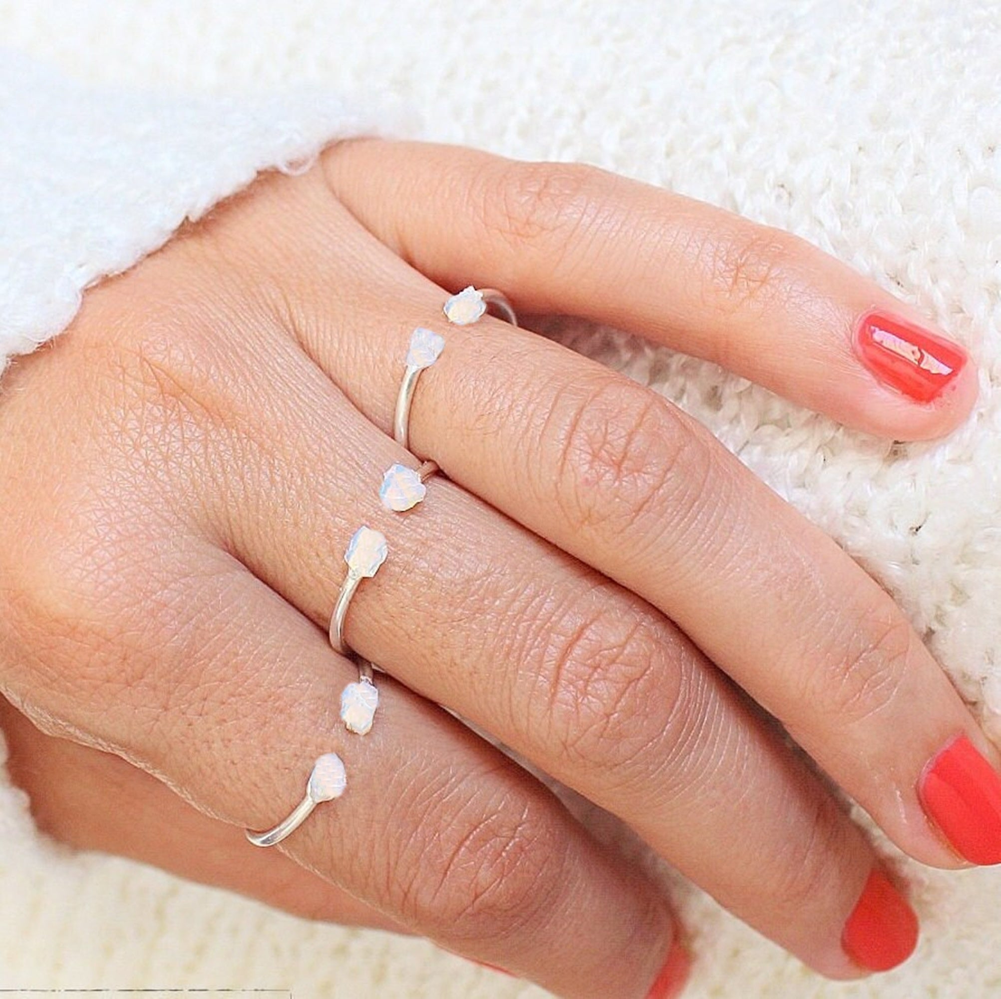 Raw Opal Ring