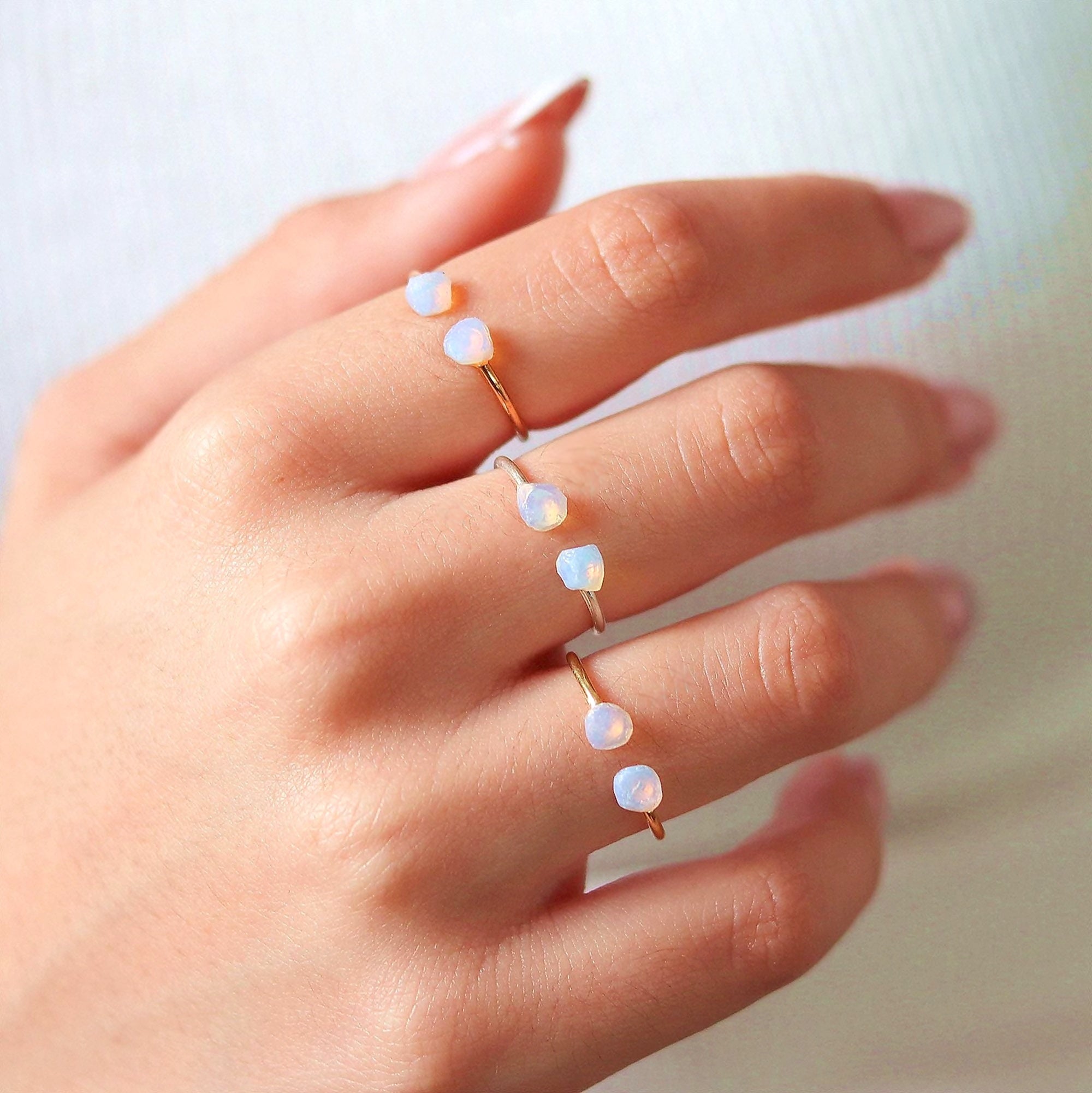 Raw Opal Ring
