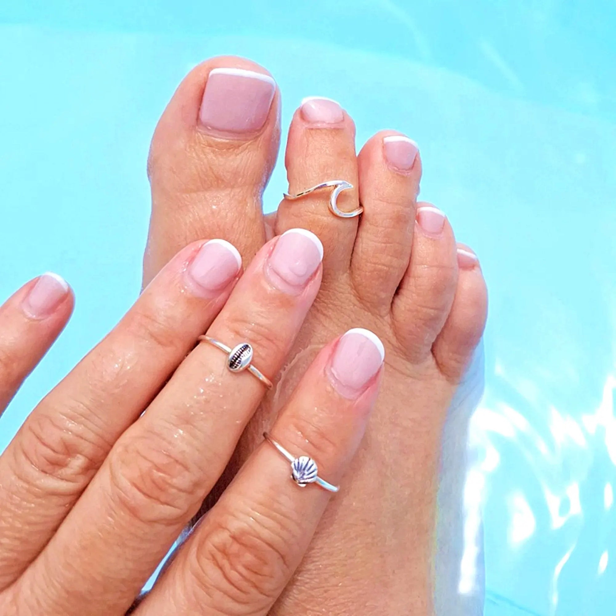 Cowrie Shell Toe Ring