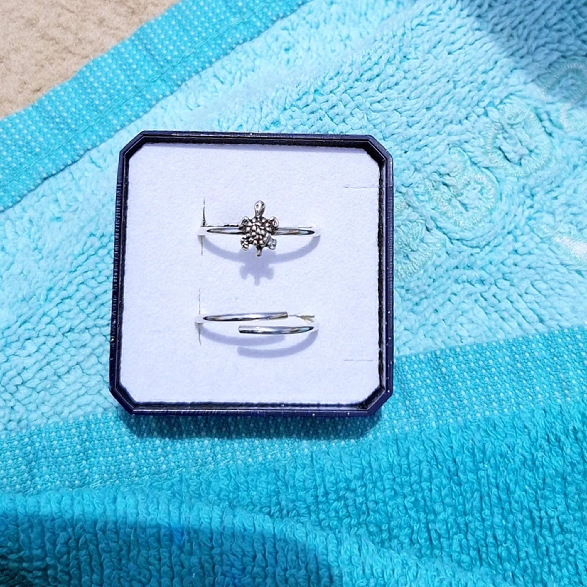 Turtle Toe Ring