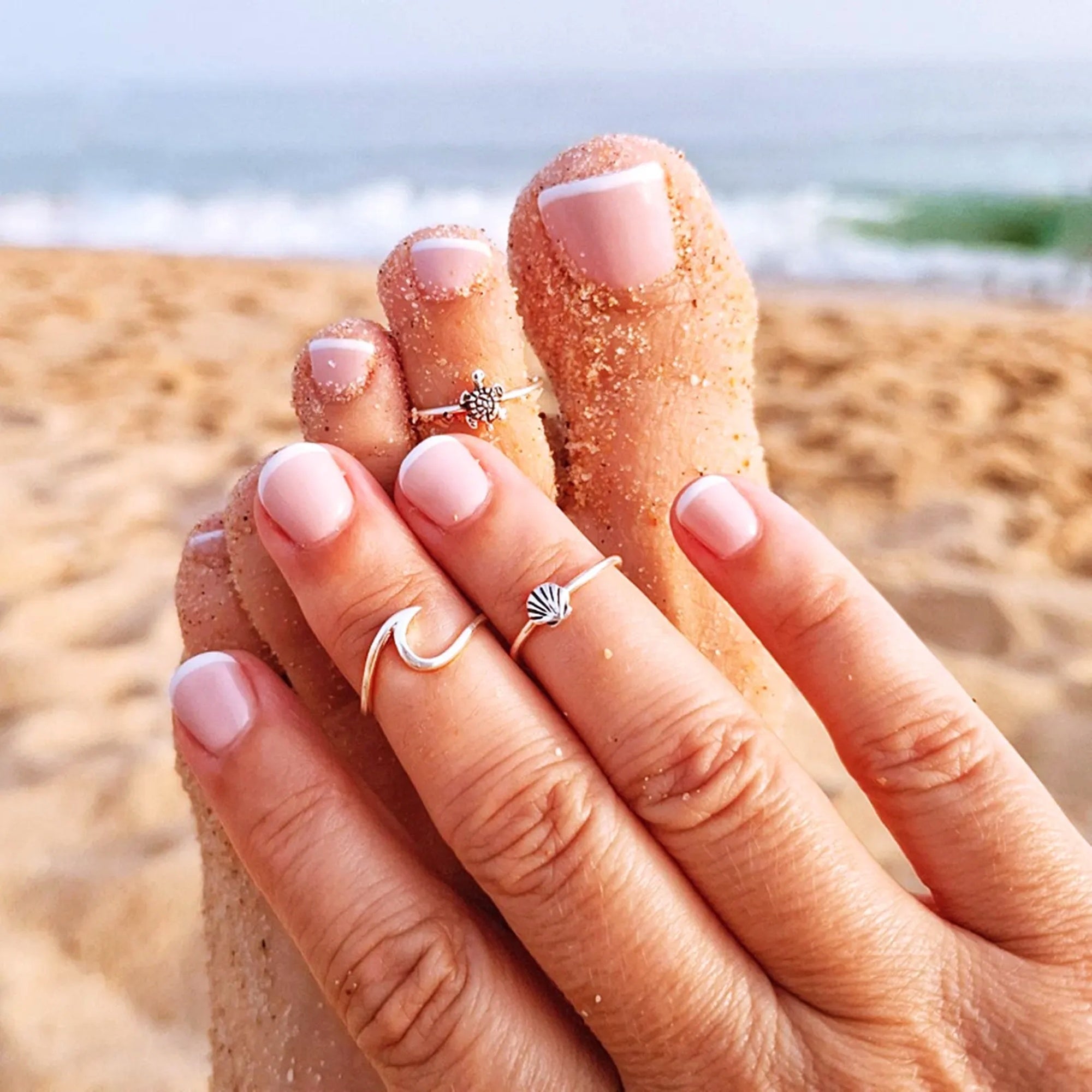 Turtle Toe Ring
