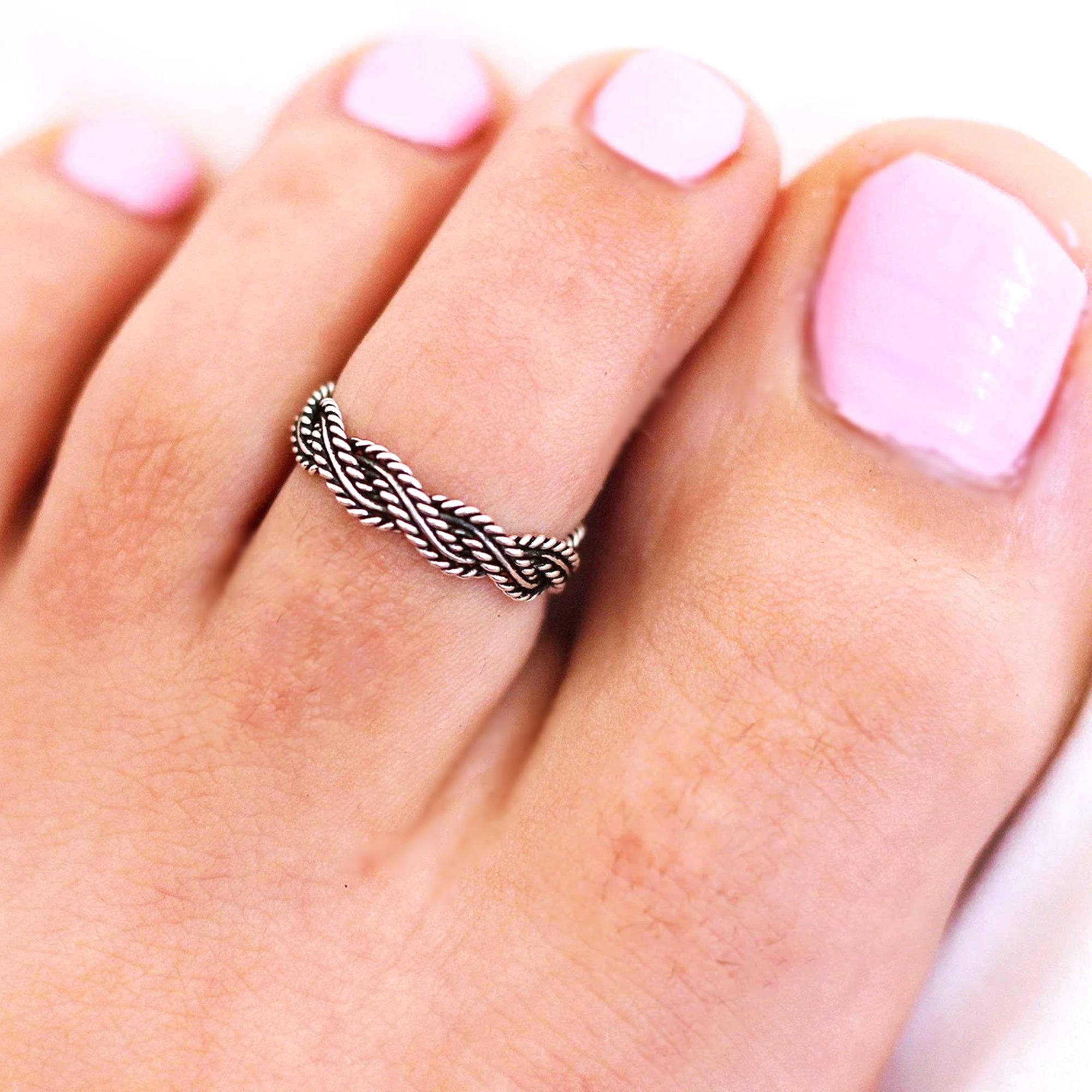Braided Toe Ring