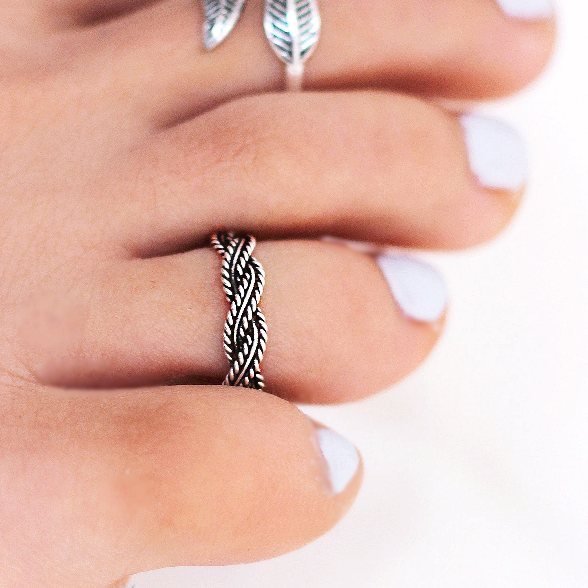 Braided Toe Ring