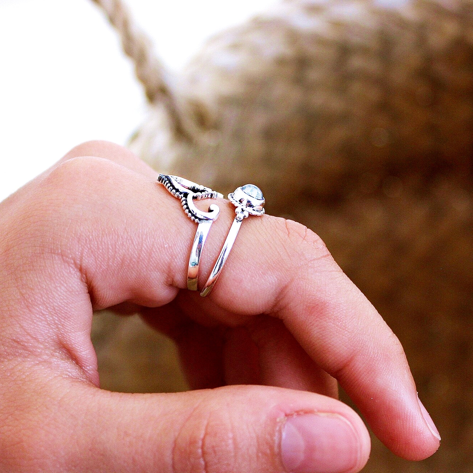 SET of 2 Stacking Rings