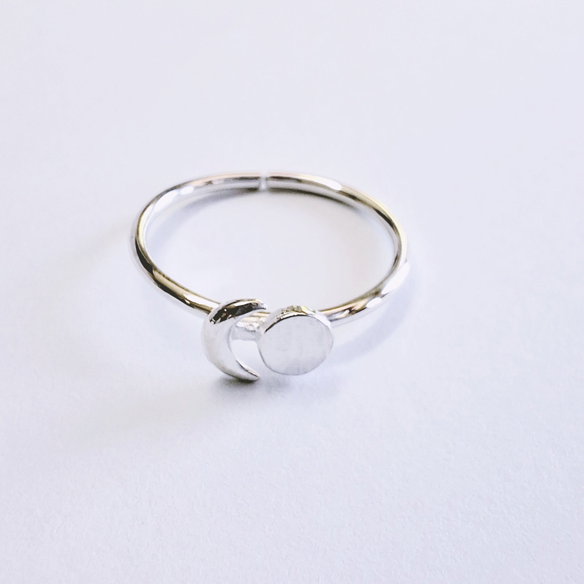 Moon Toe Ring
