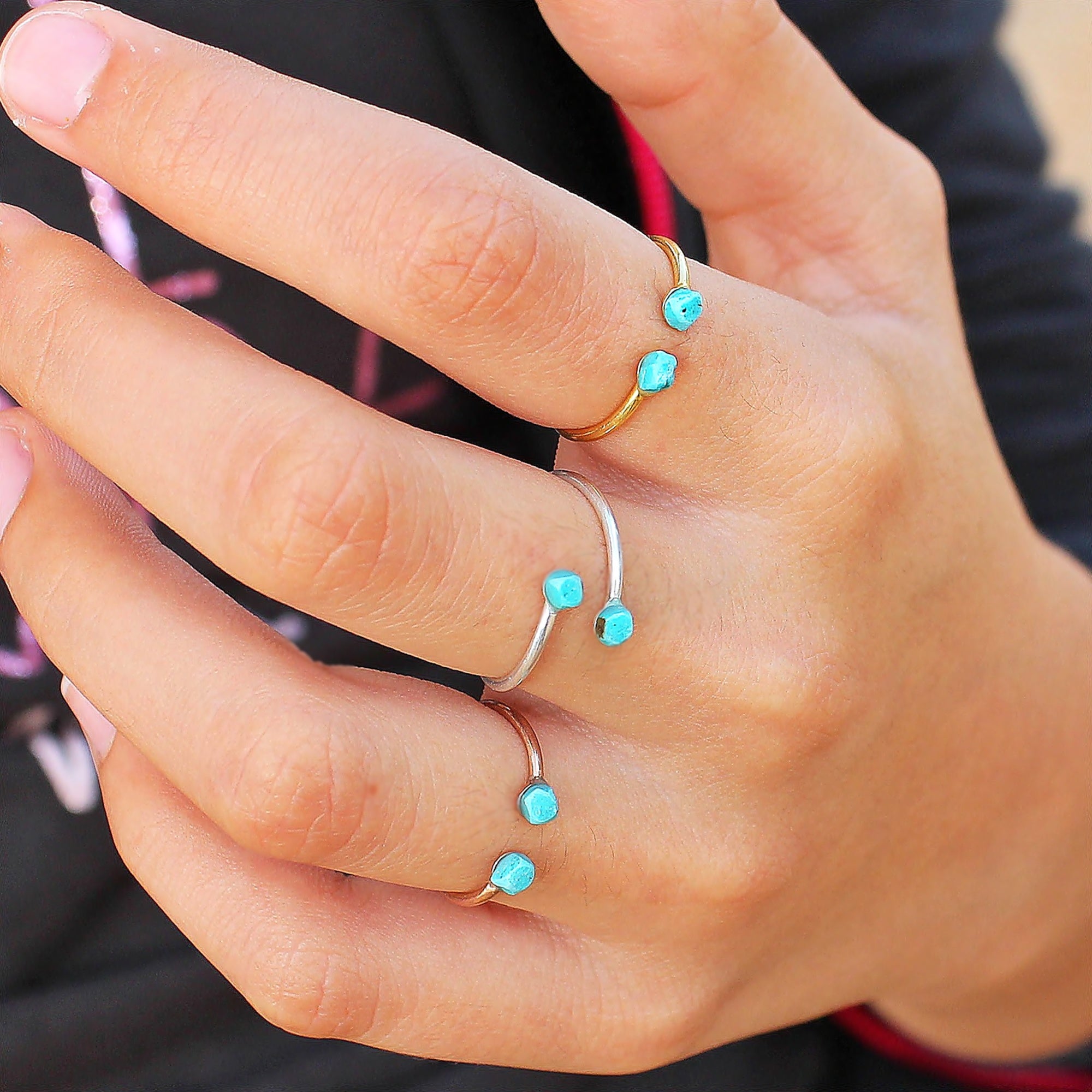 Turquoise Cuff Ring