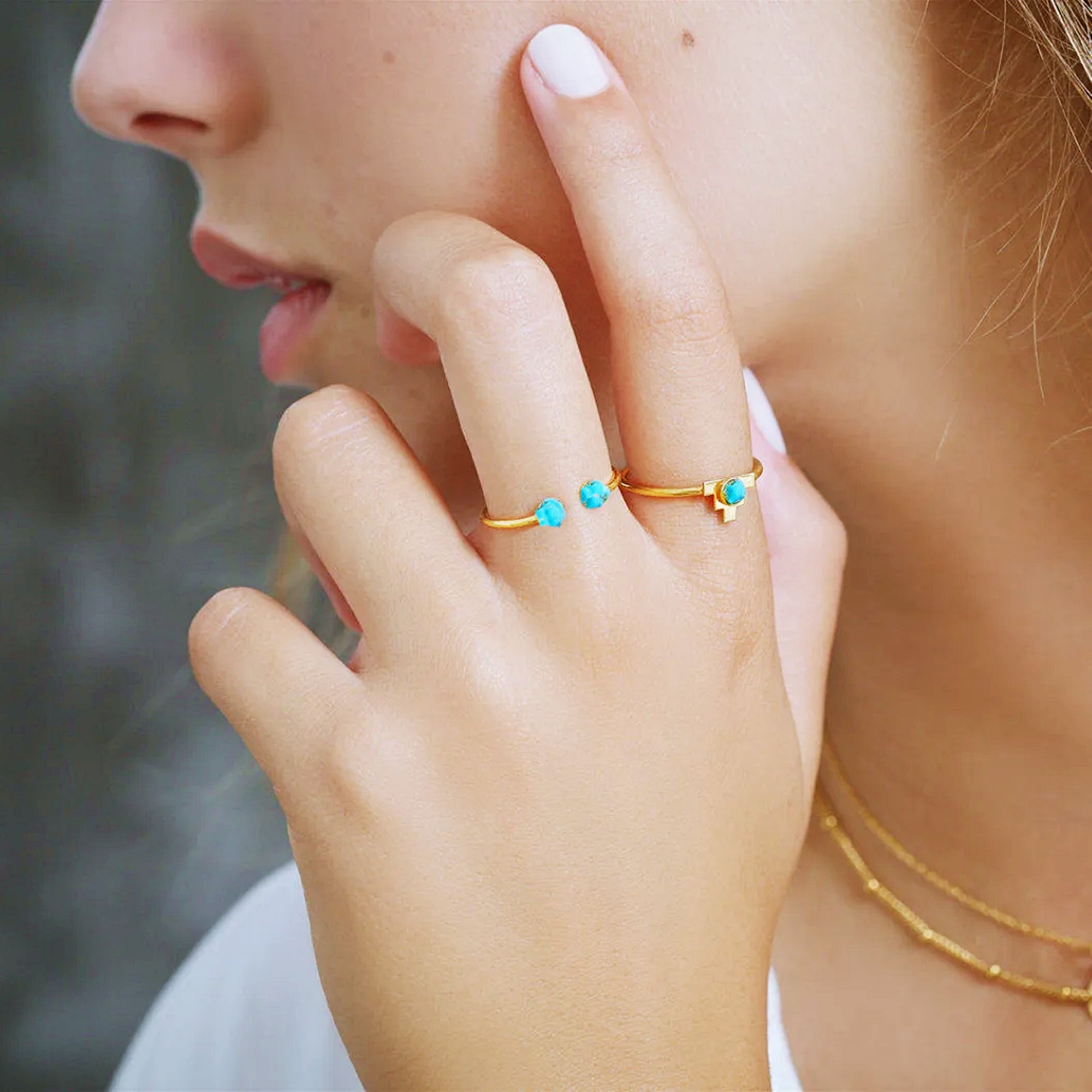 Turquoise Cuff Ring