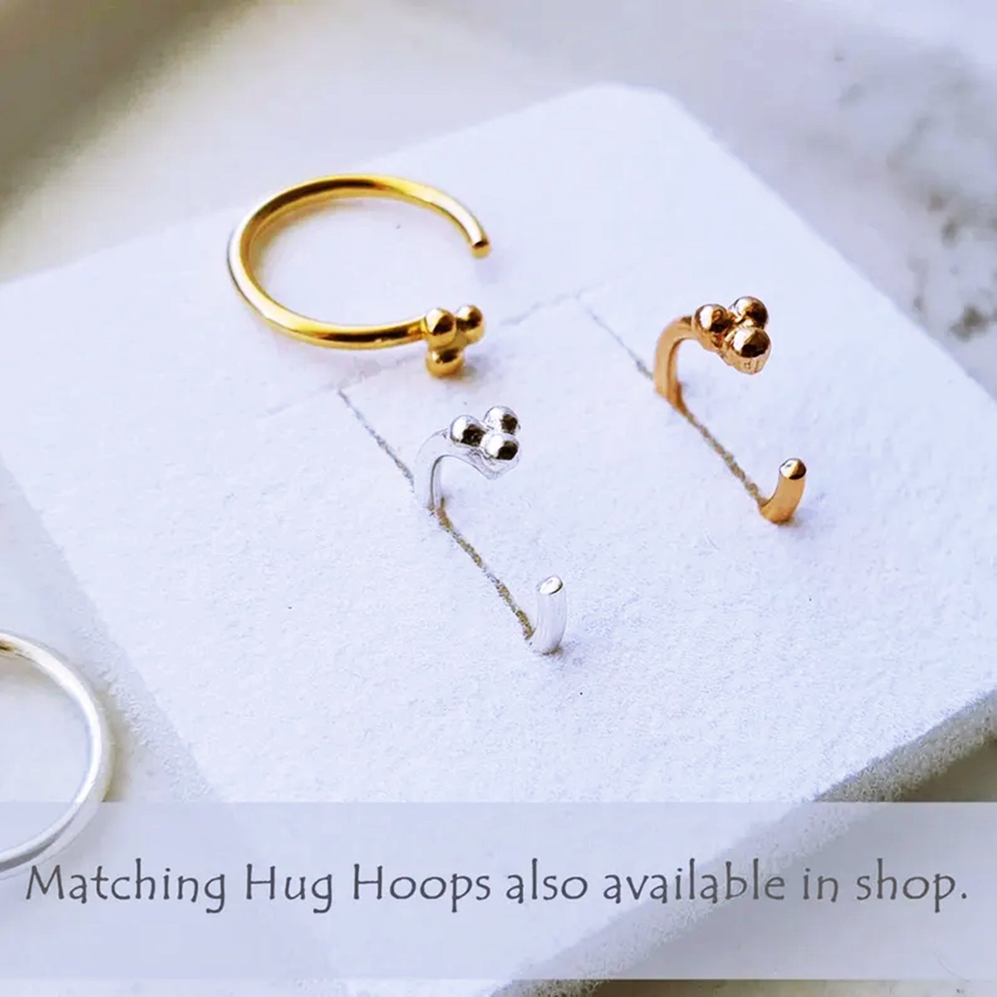 Triball Huggie Earrings