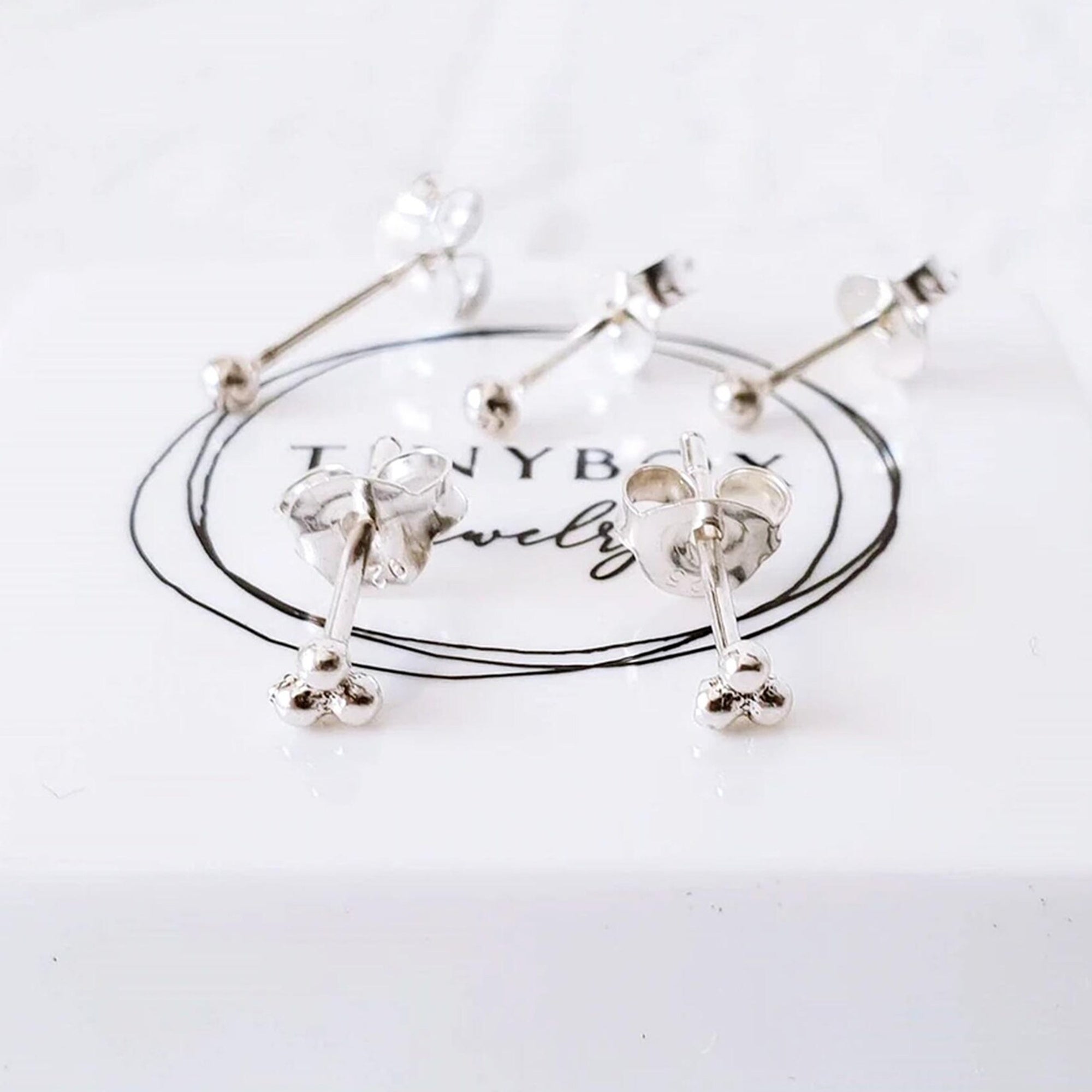 3mm Stud Earrings