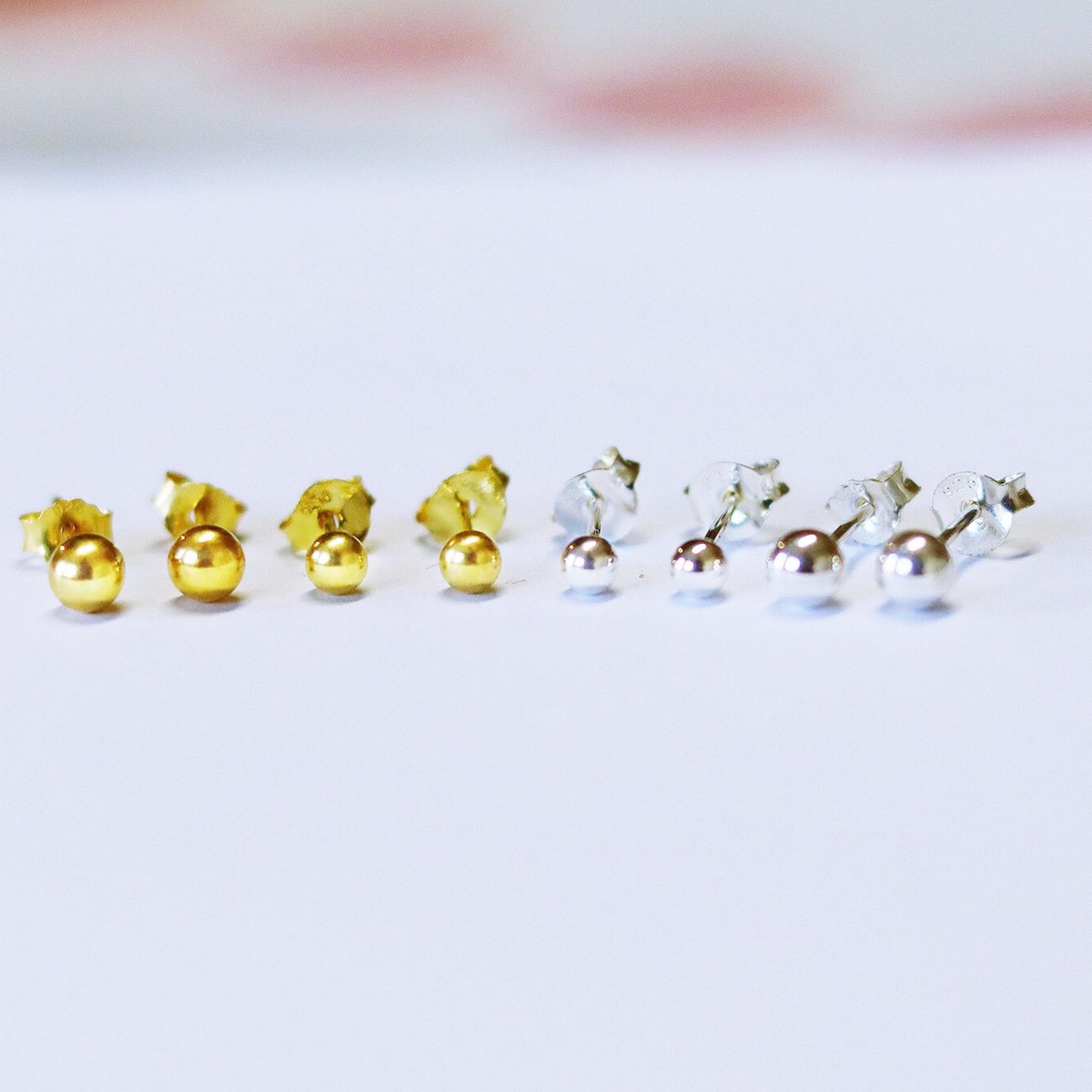 3mm Stud Earrings
