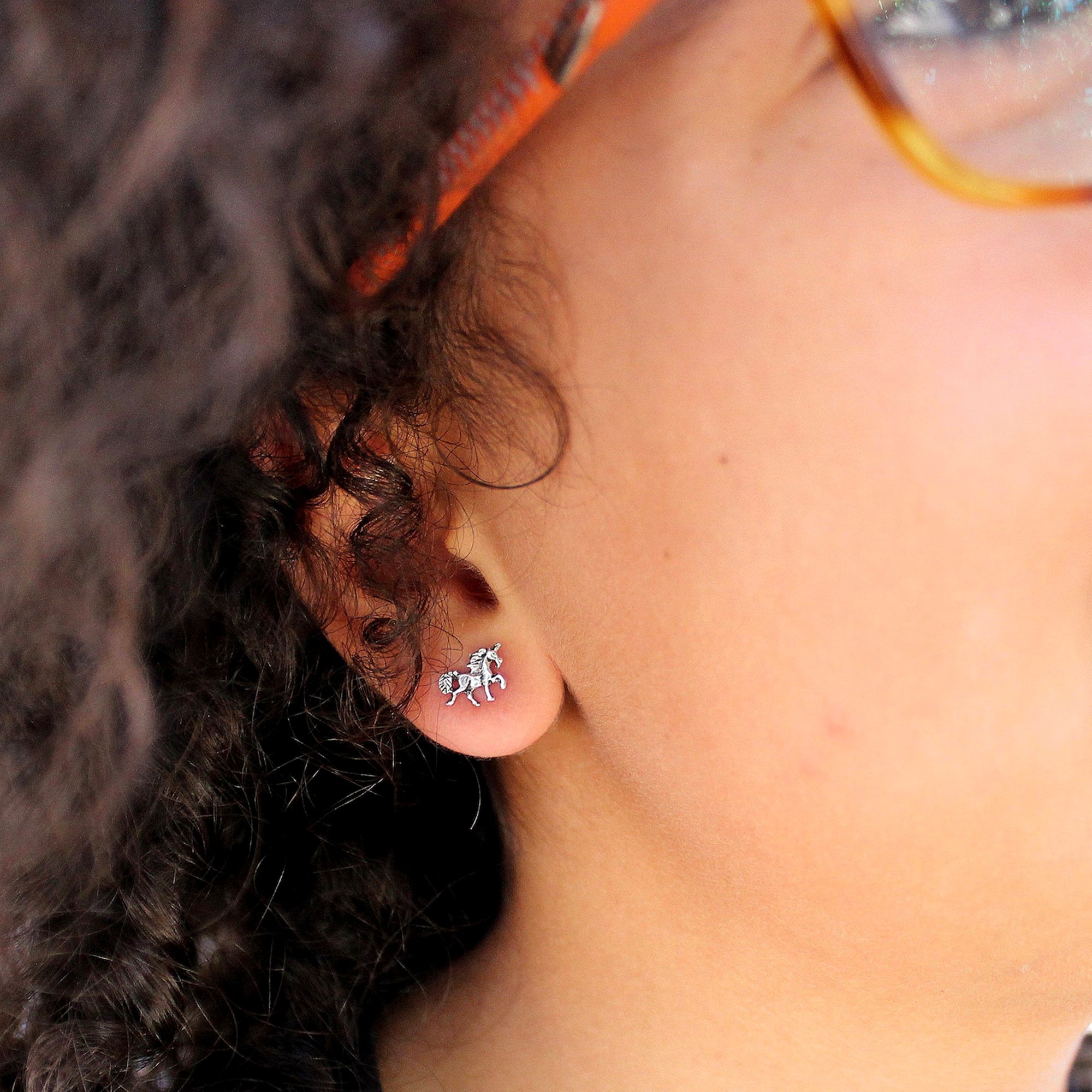 Unicorn Stud Earring