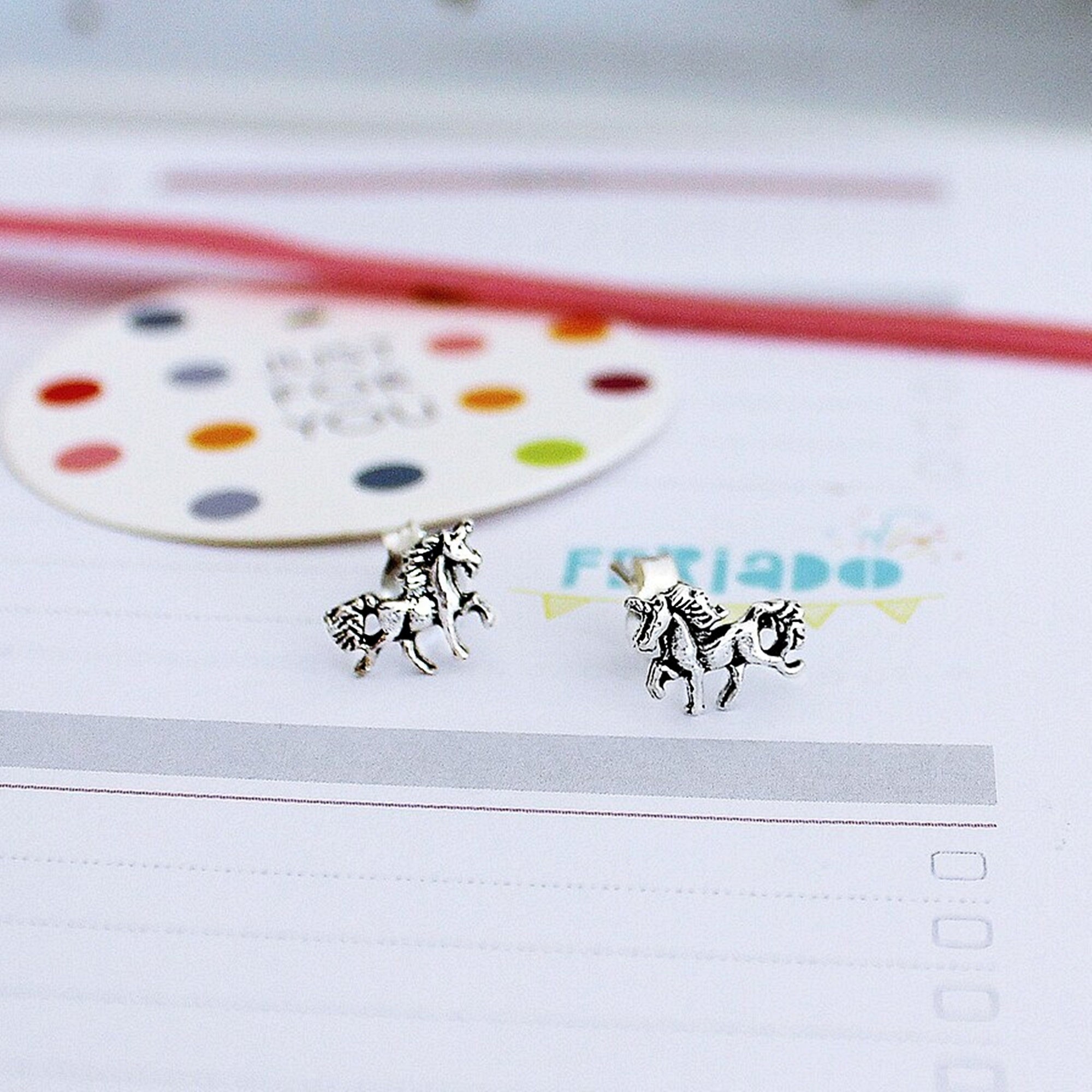 Unicorn Stud Earring