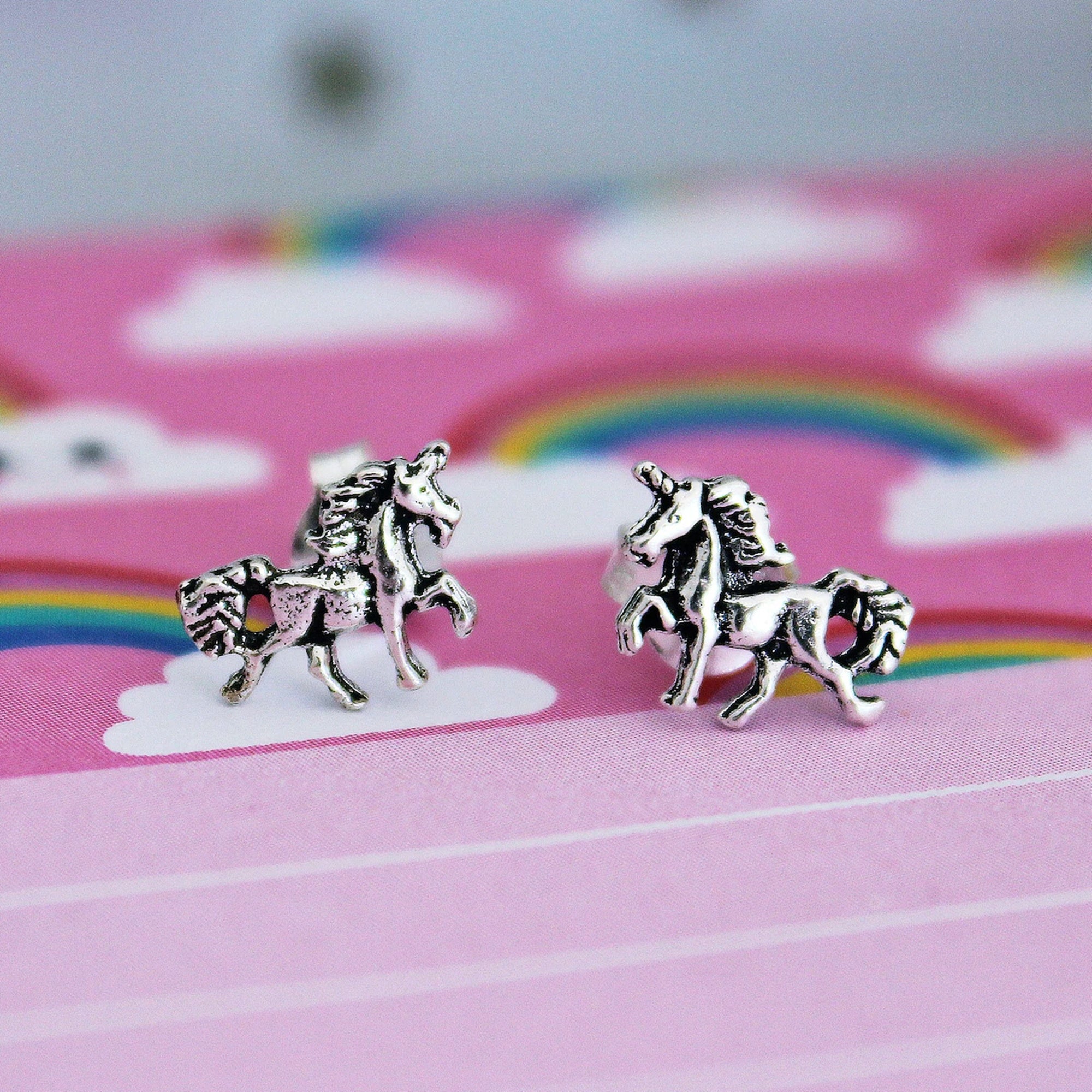 Unicorn Stud Earring