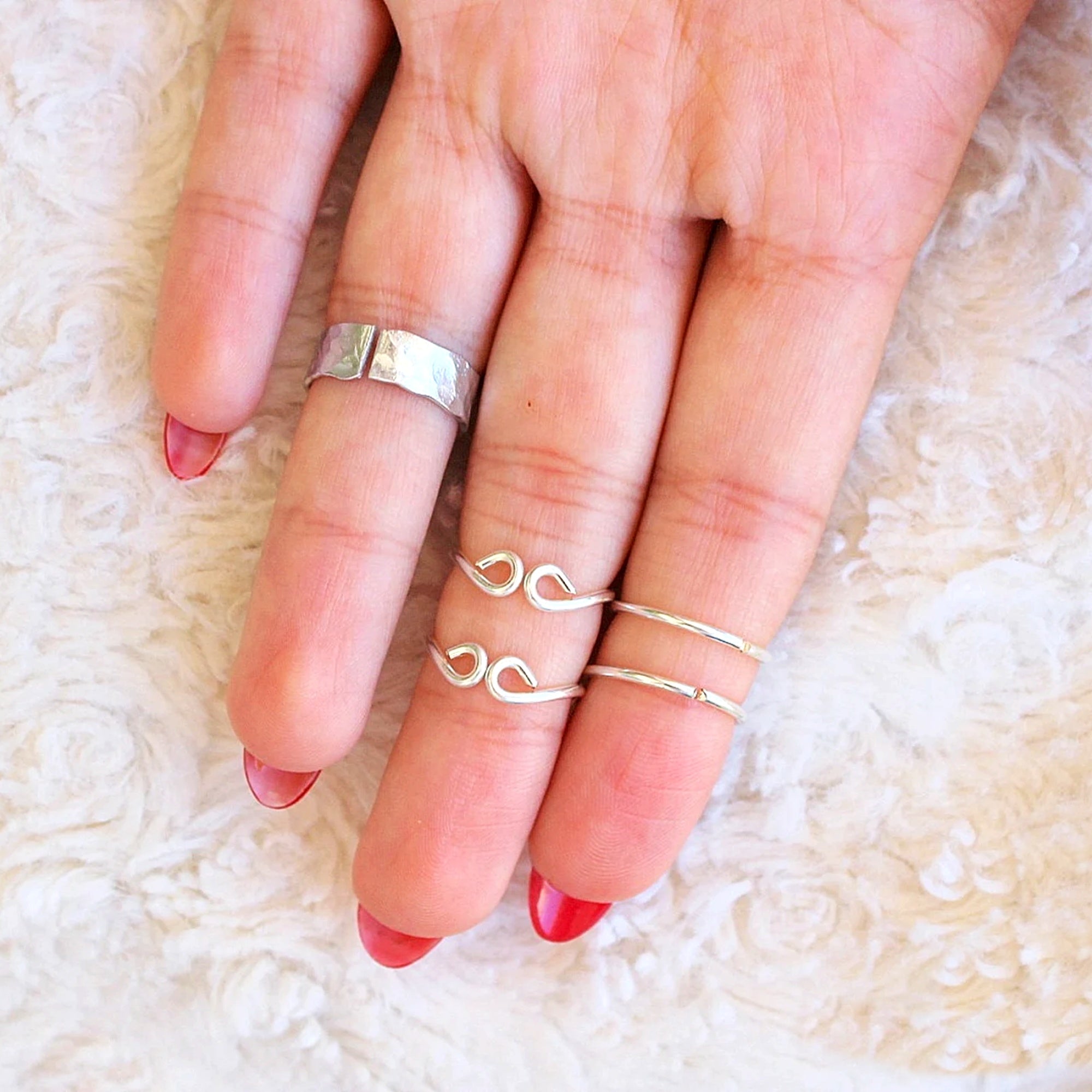 5 Knuckle Ring Set