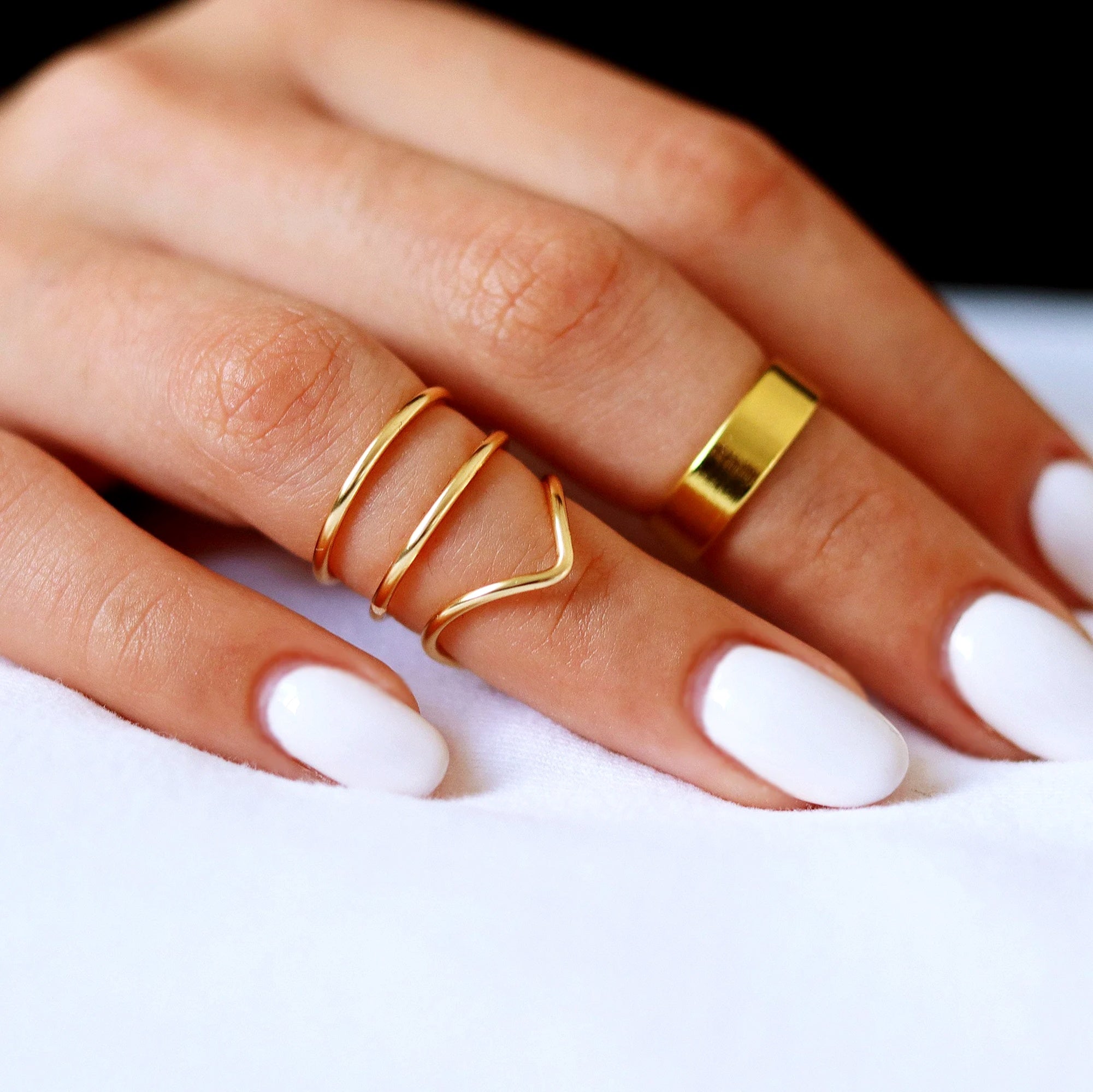 4 Knuckle Ring Set