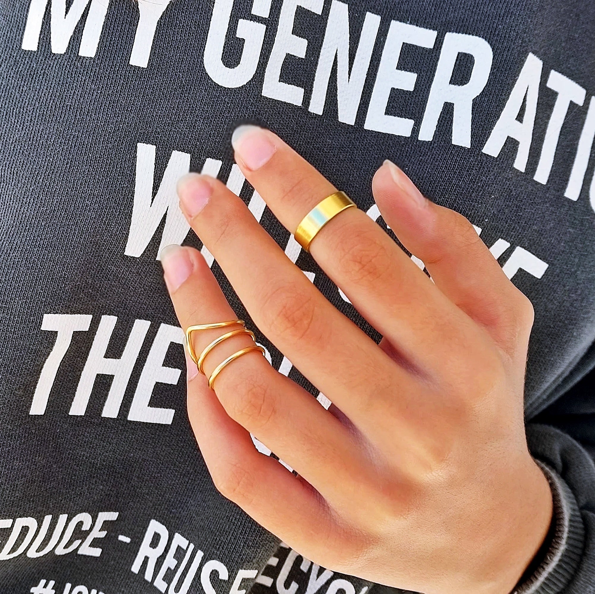 4 Knuckle Ring Set