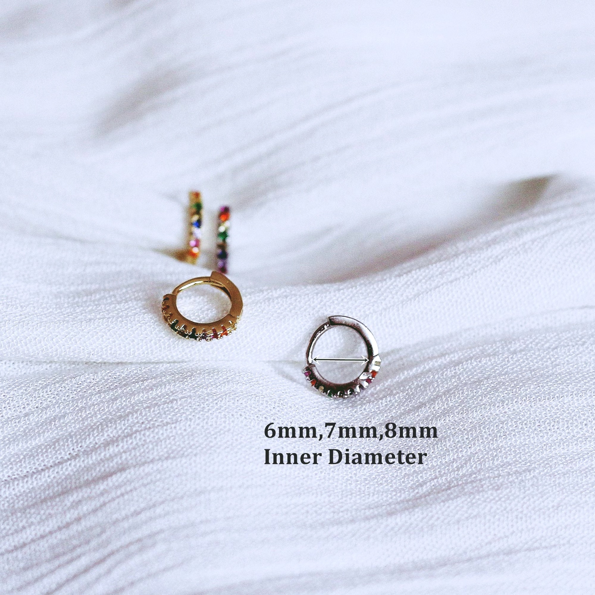 CZ Nose Hoop