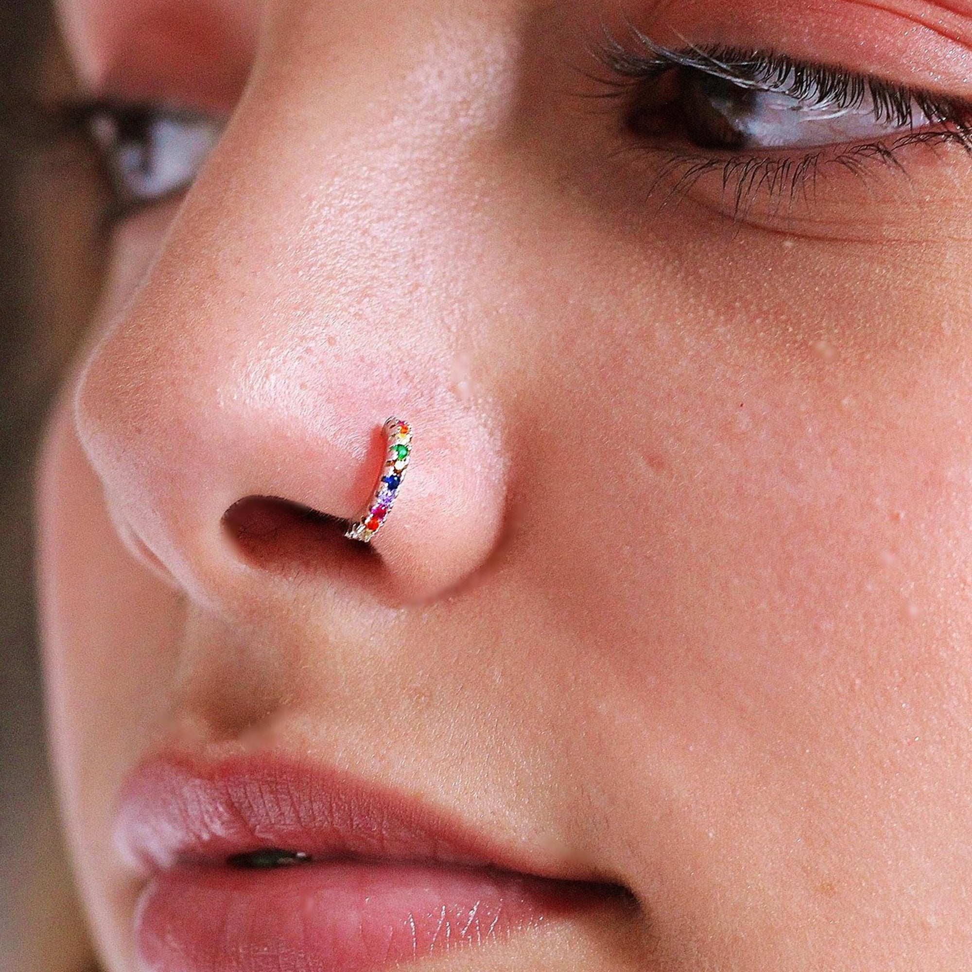 CZ Nose Hoop