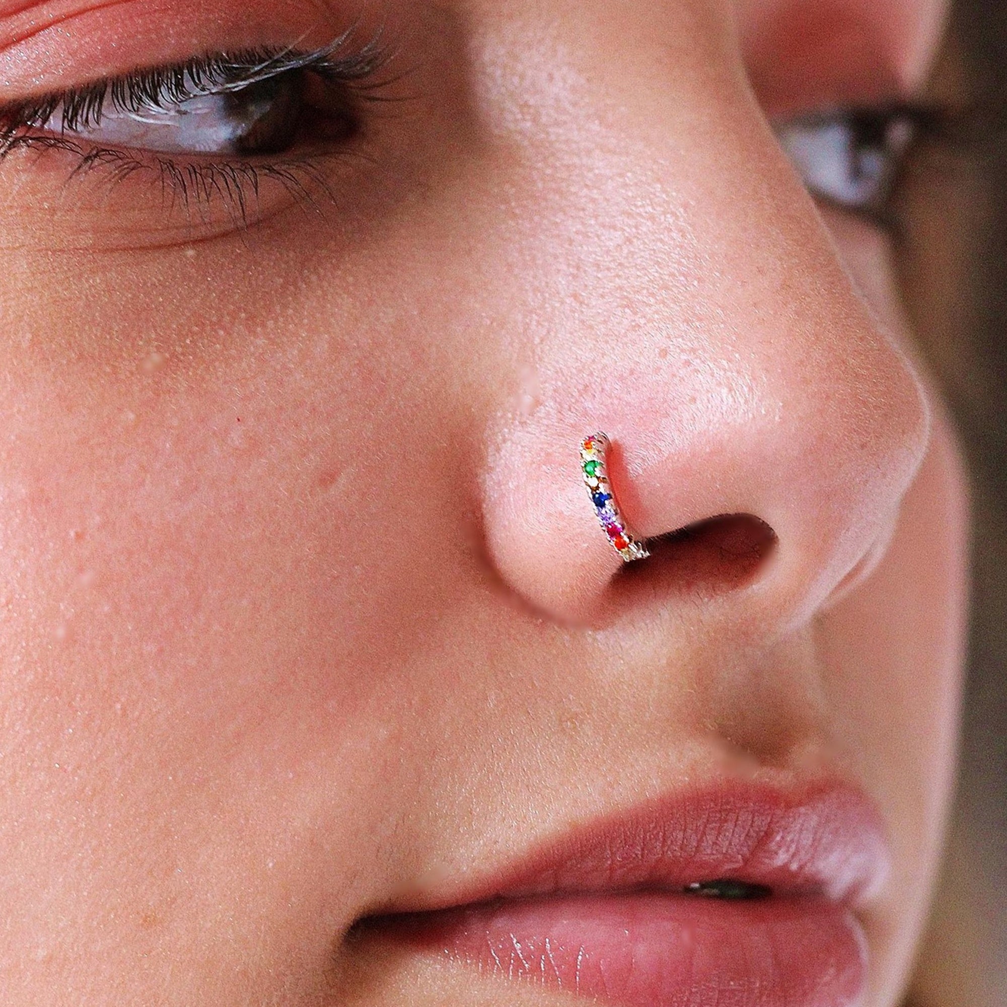 CZ Nose Hoop