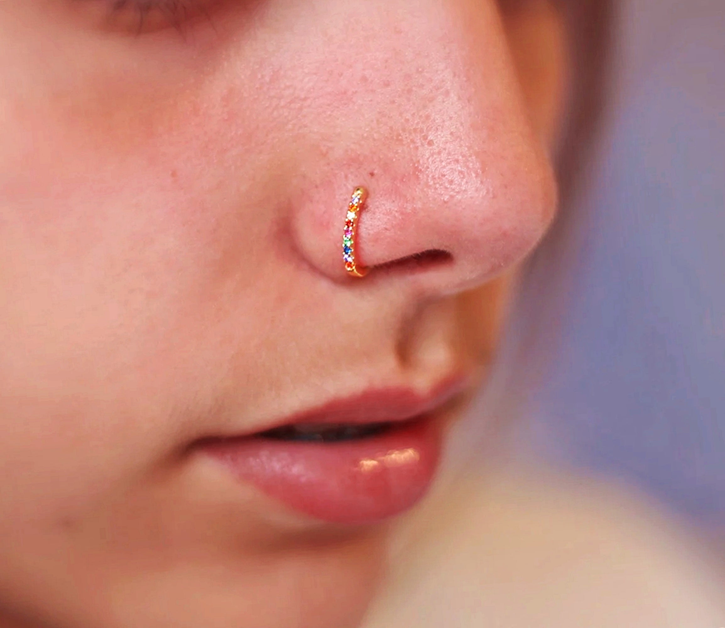Ear Cuff Brilhantes Nariz