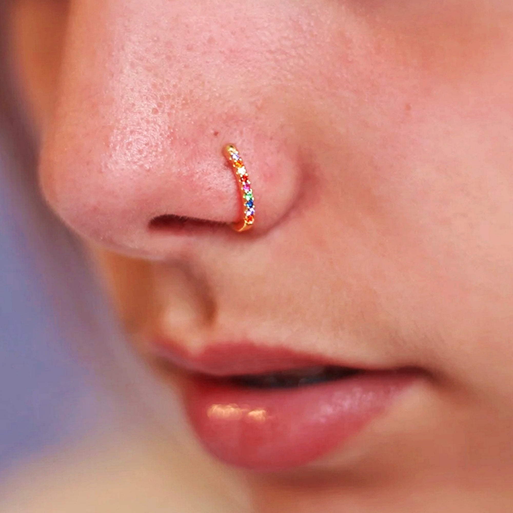 Ear Cuff Brilhantes Nariz
