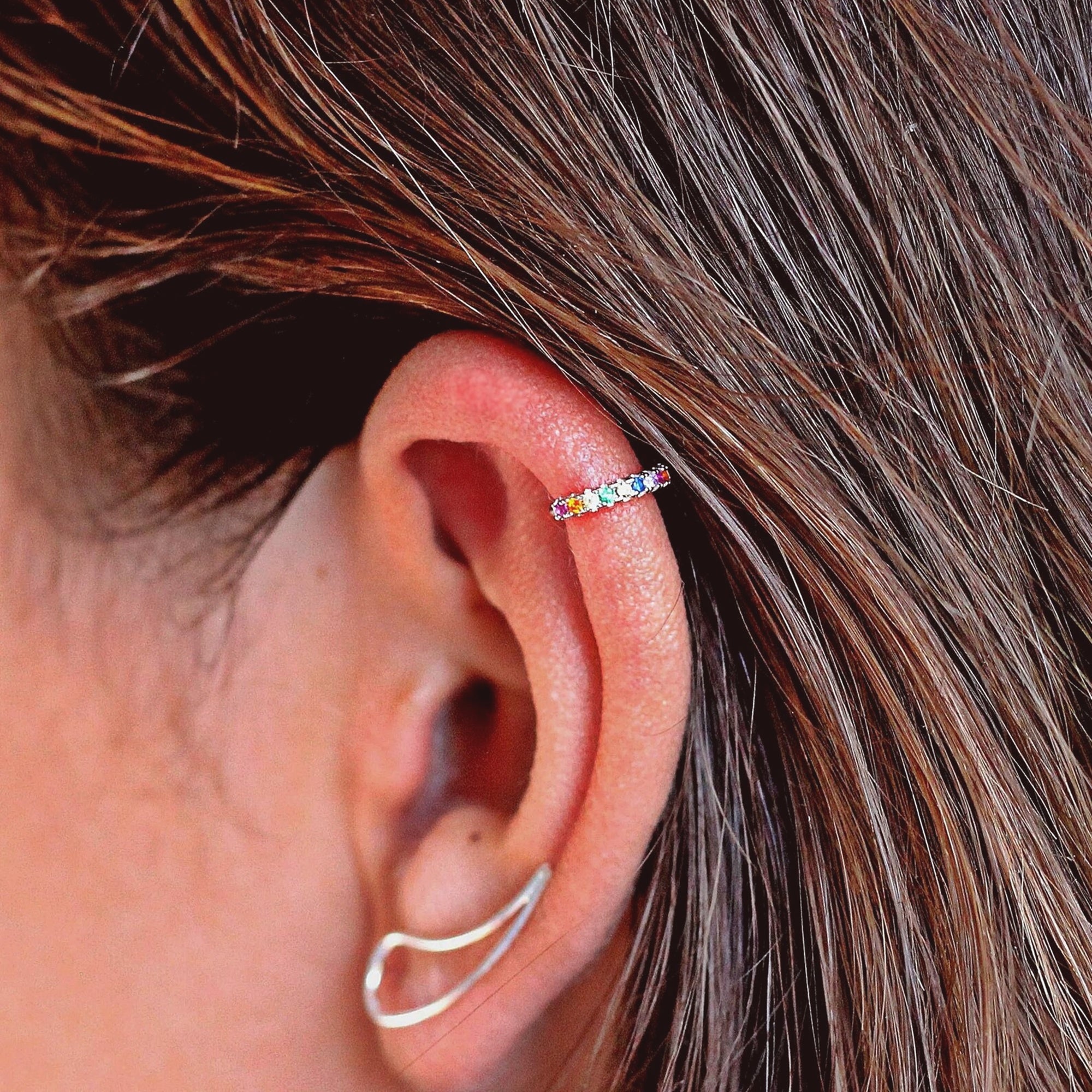 CZ Nose Hoop