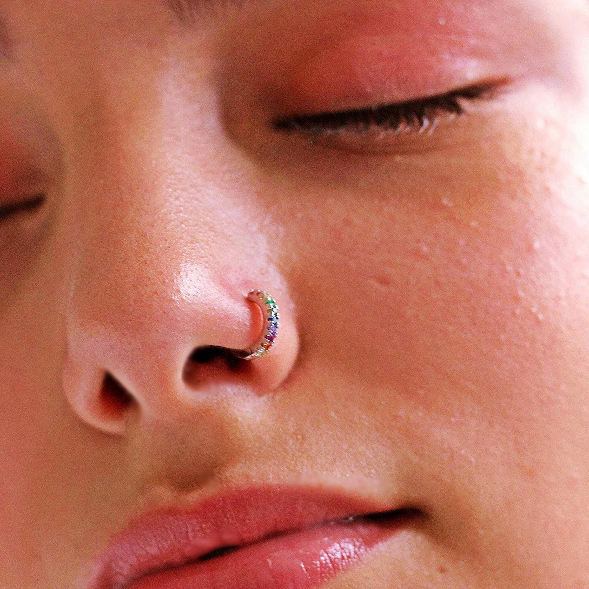 CZ Nose Hoop