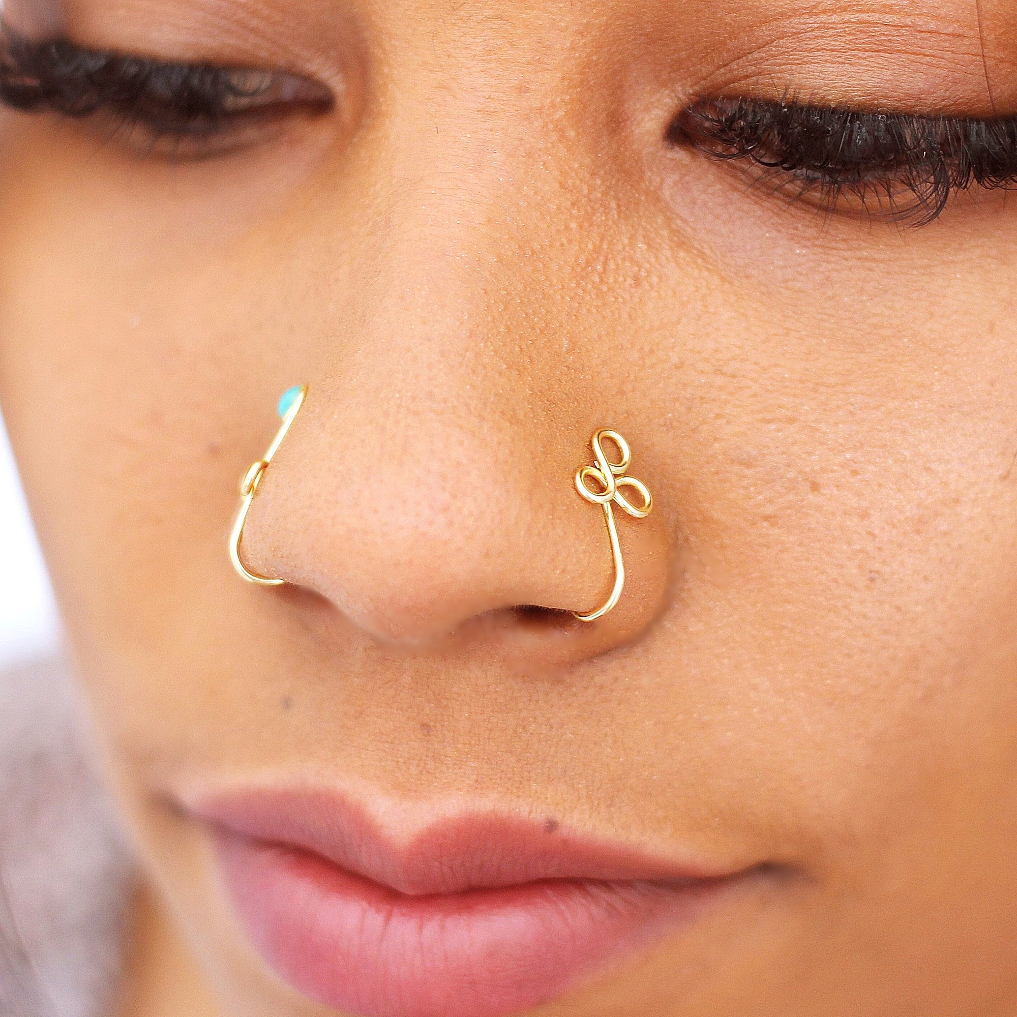 Turquoise Nose Cuff