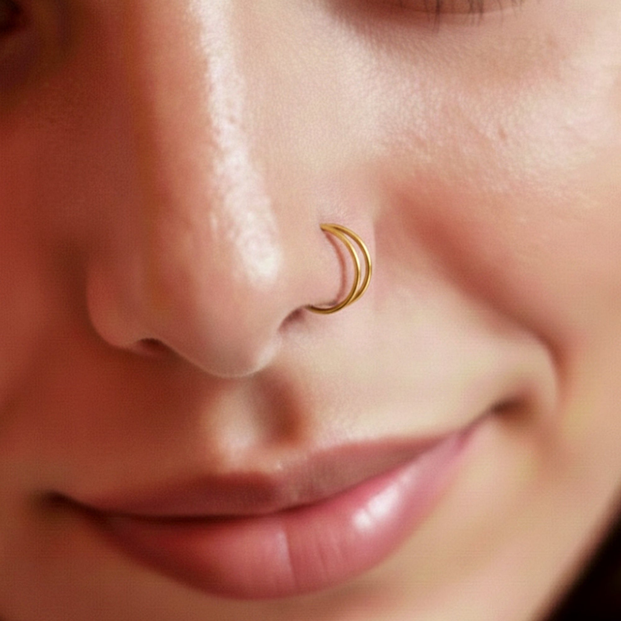 Piercing Duplo - Ouro 14k