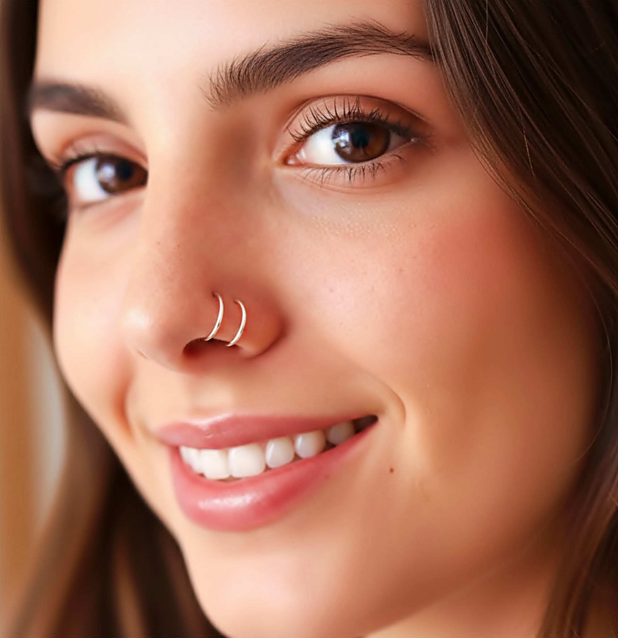 Spiral Nose Piercing