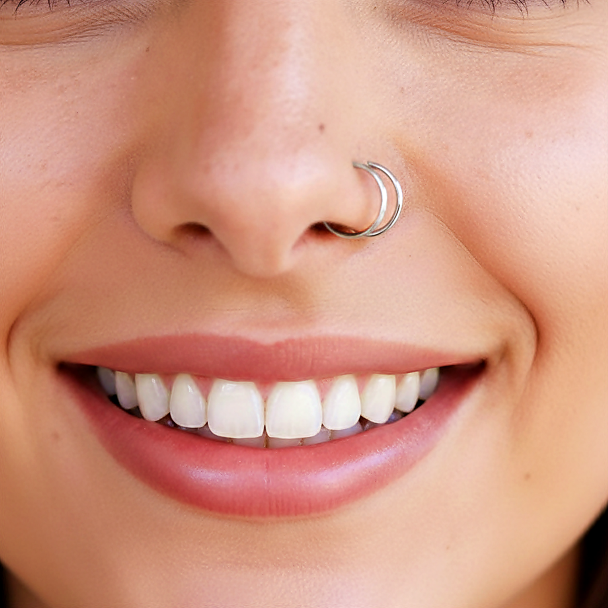 Spiral Nose Piercing