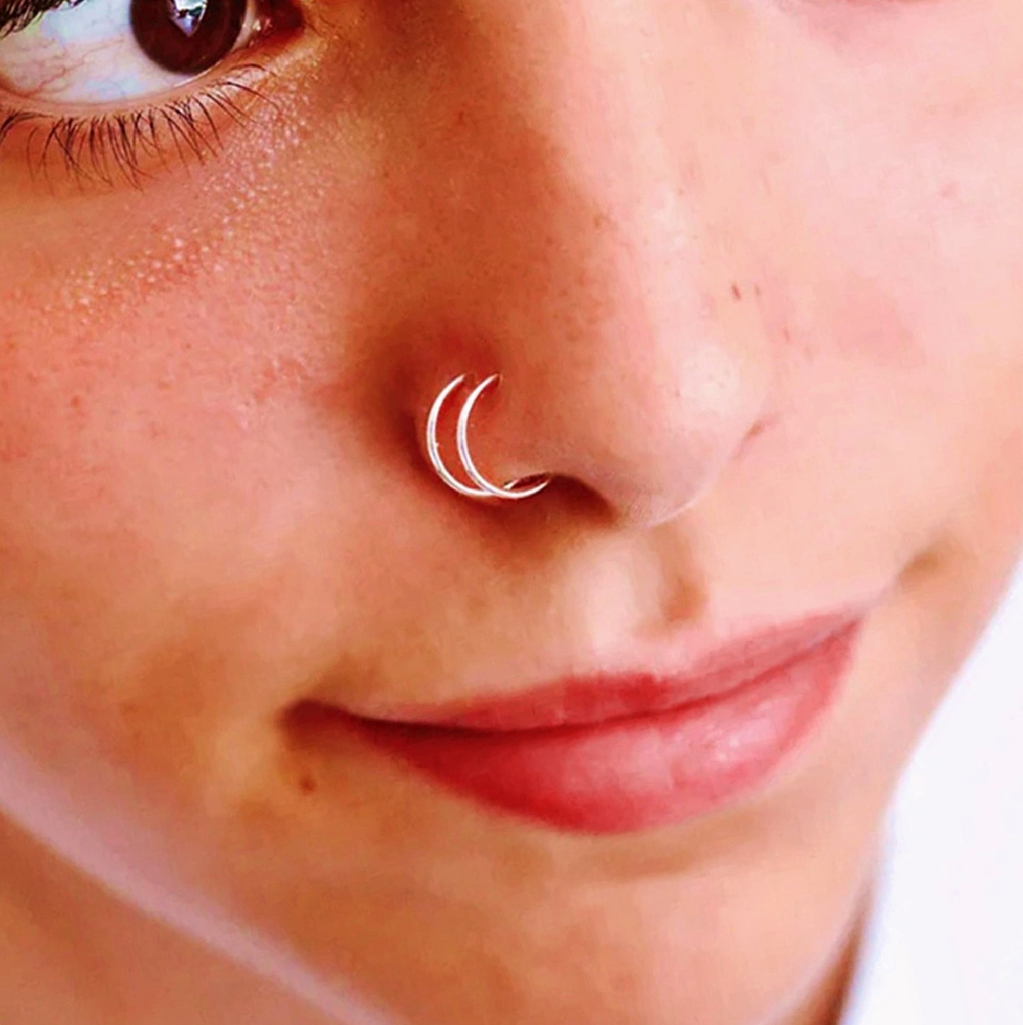 Spiral Nose Piercing