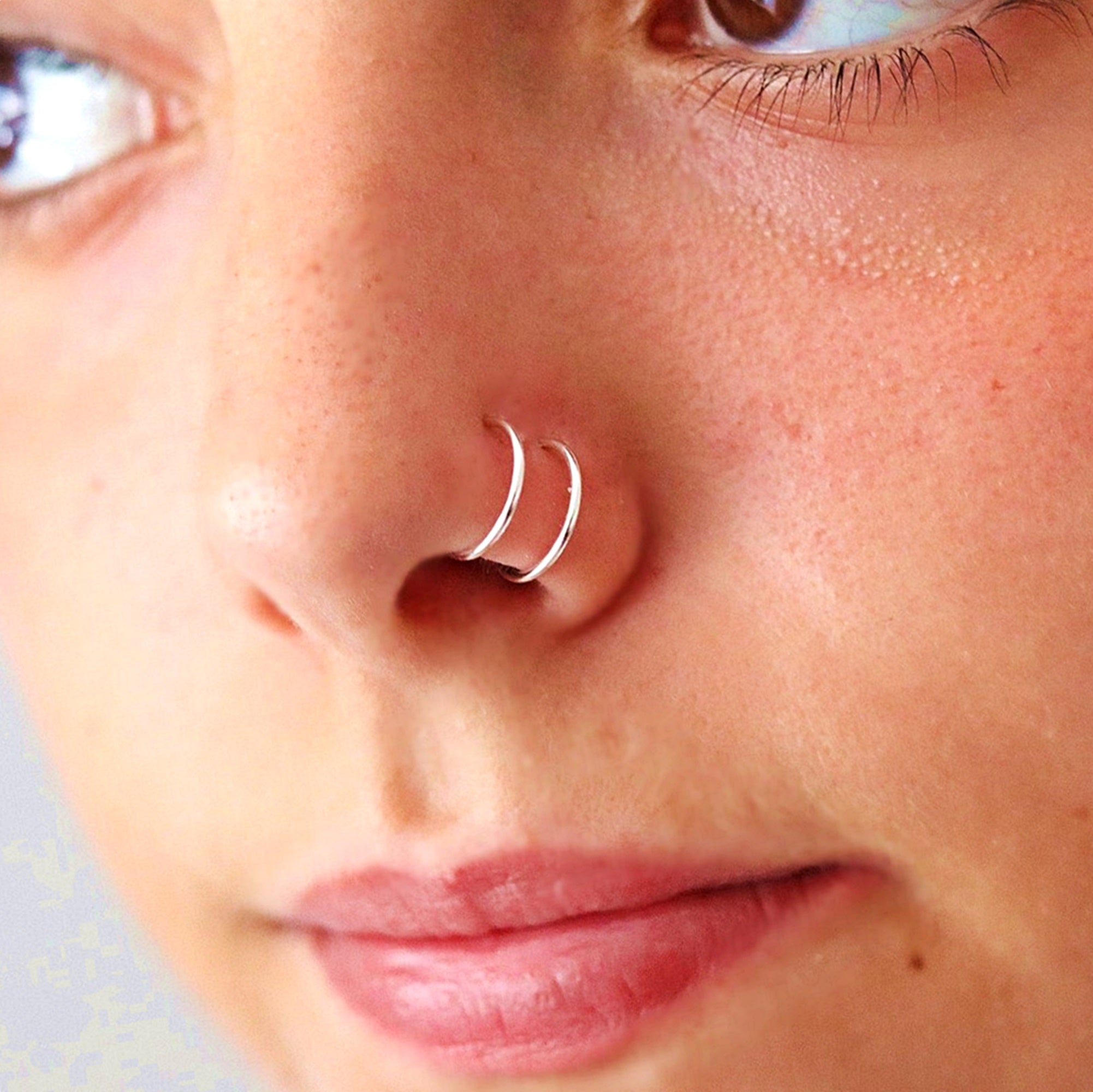 Spiral Nose Piercing