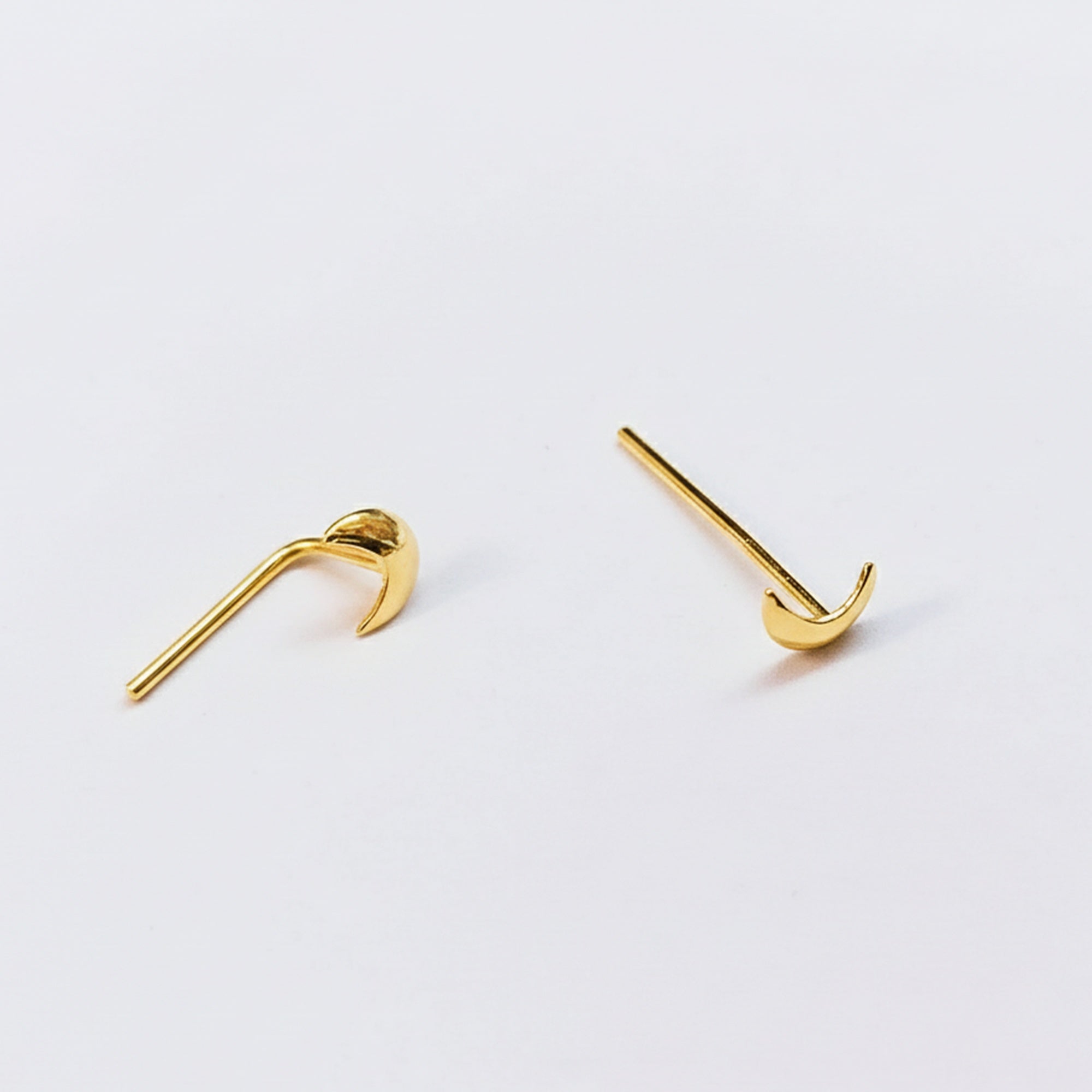 Crescent Moon Nose Stud