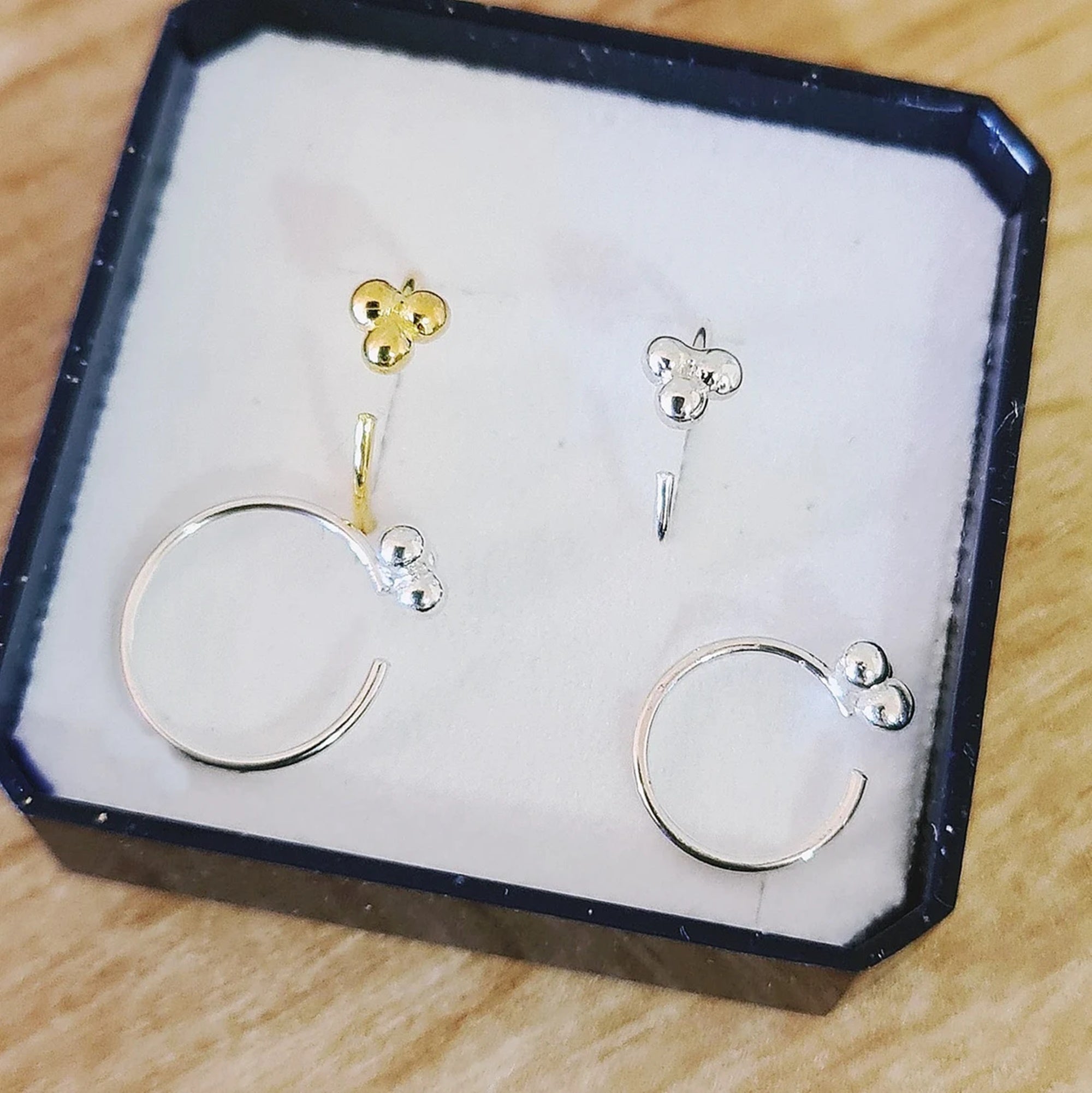 Triball Huggie Earrings