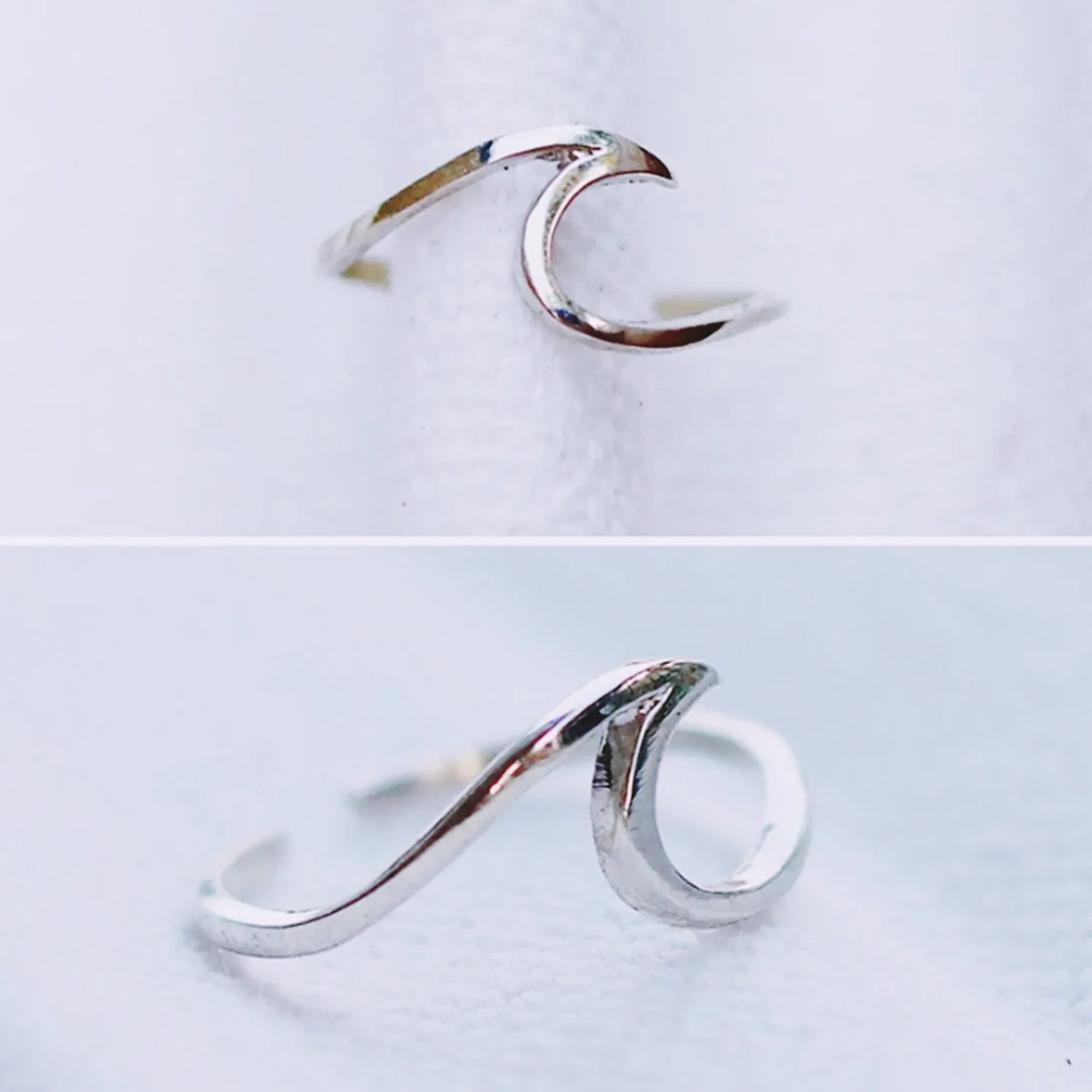 Wave Toe Ring