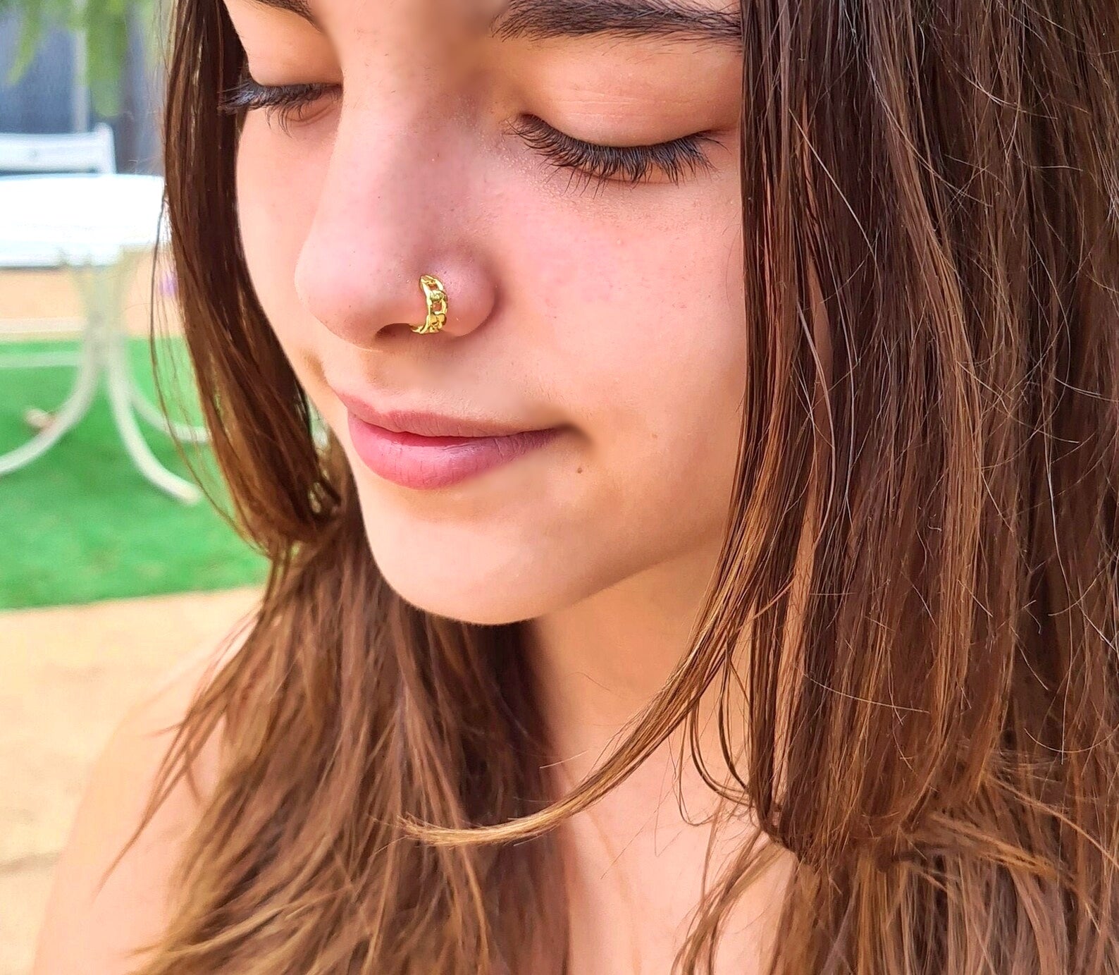 Chain Nose Ring