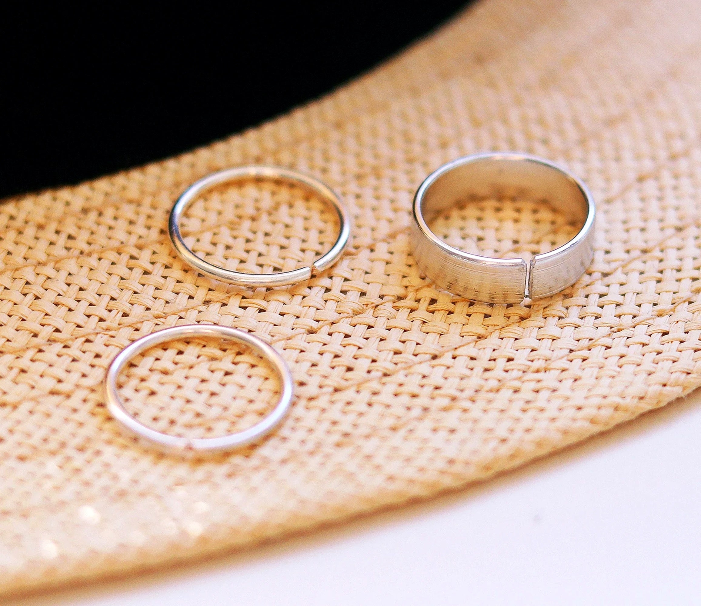 Midi Stacker Rings 3 Set Silver - TinyBox Jewelry