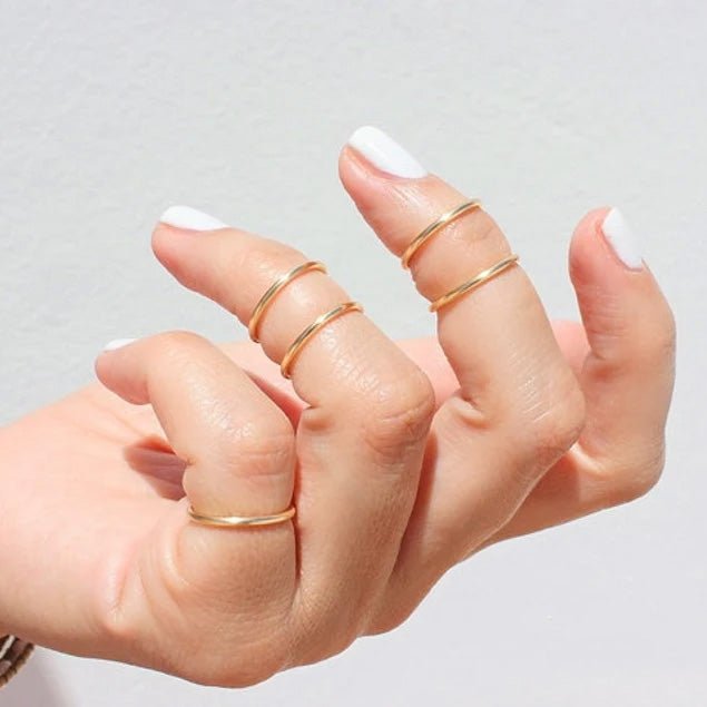 Midi Stacker Rings 5 Set - TinyBox Jewelry