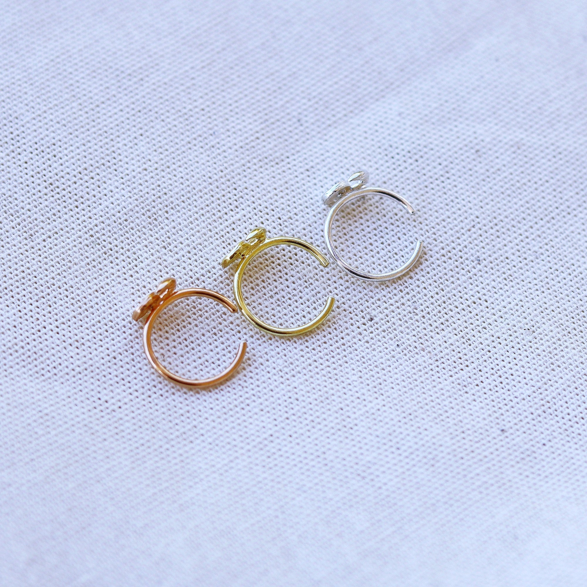 Moon Ear Cuff, Fake Conch Piercing - TinyBox Jewelry