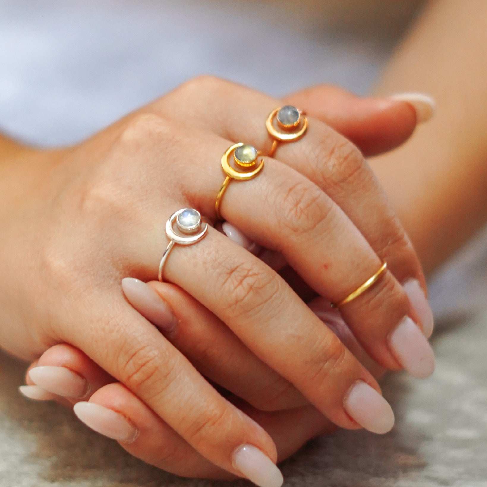 Moonstone Ring (Copy) - TinyBox Jewelry