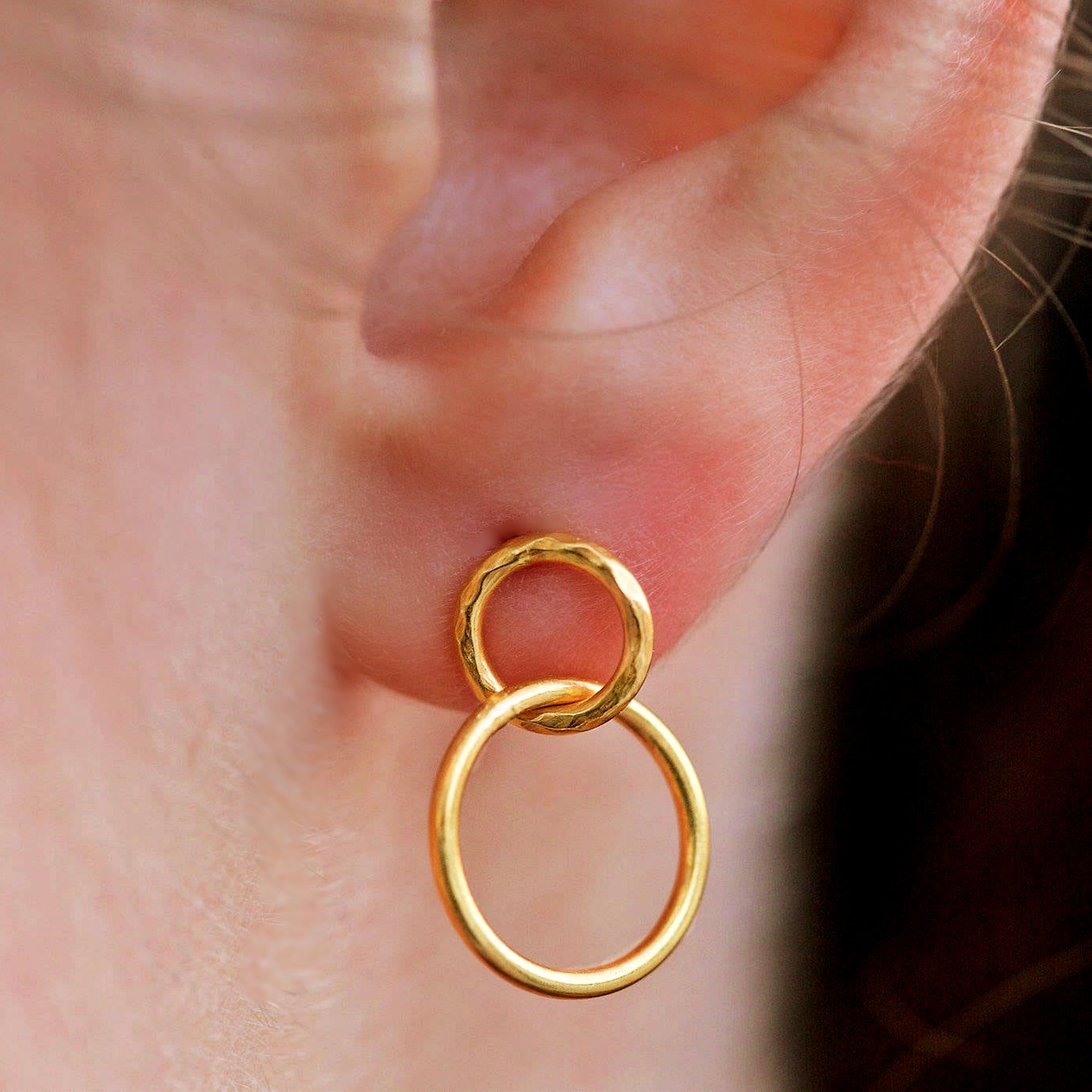 Small hoop earrings - TinyBox Jewelry