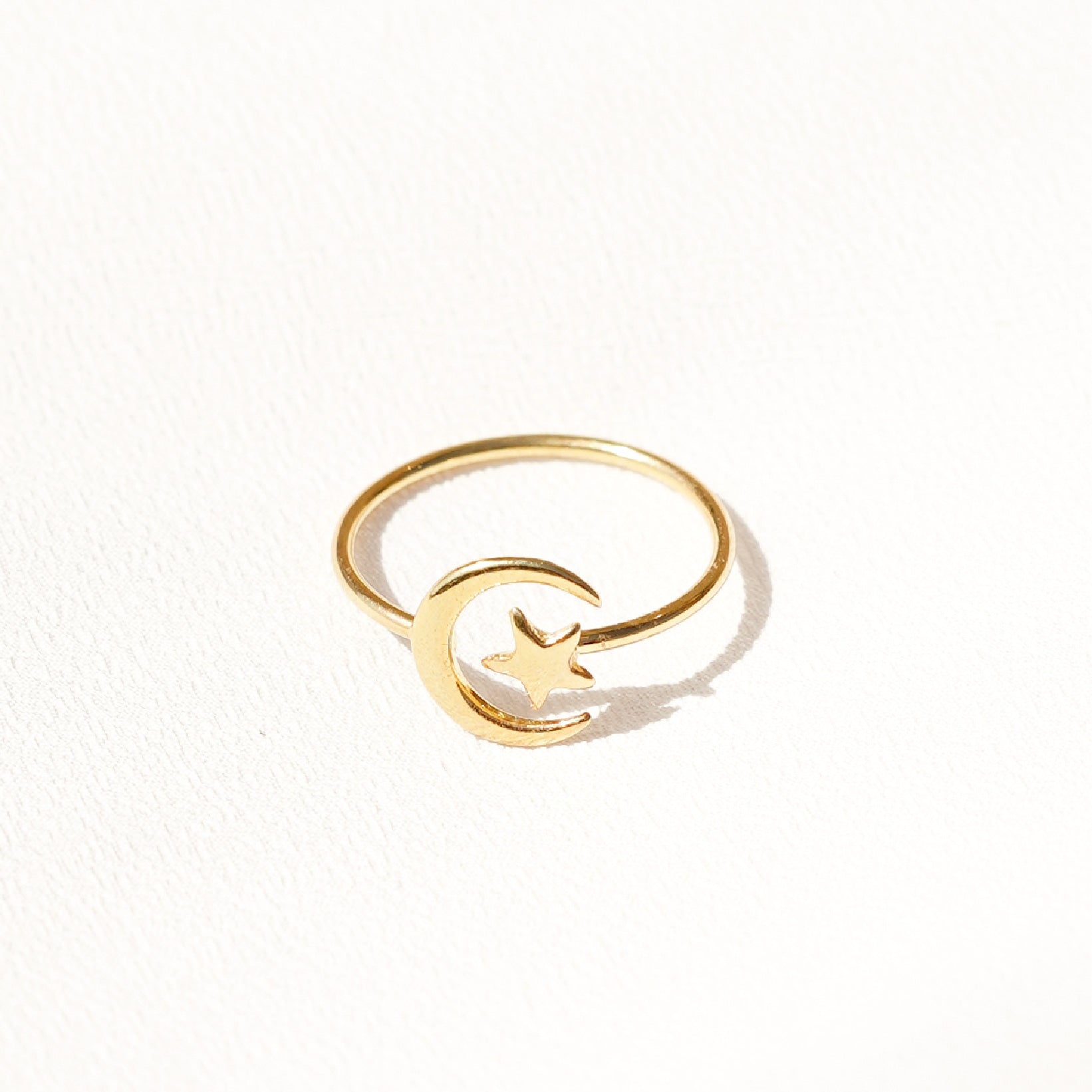 Star & Moon Ring - TinyBox Jewelry