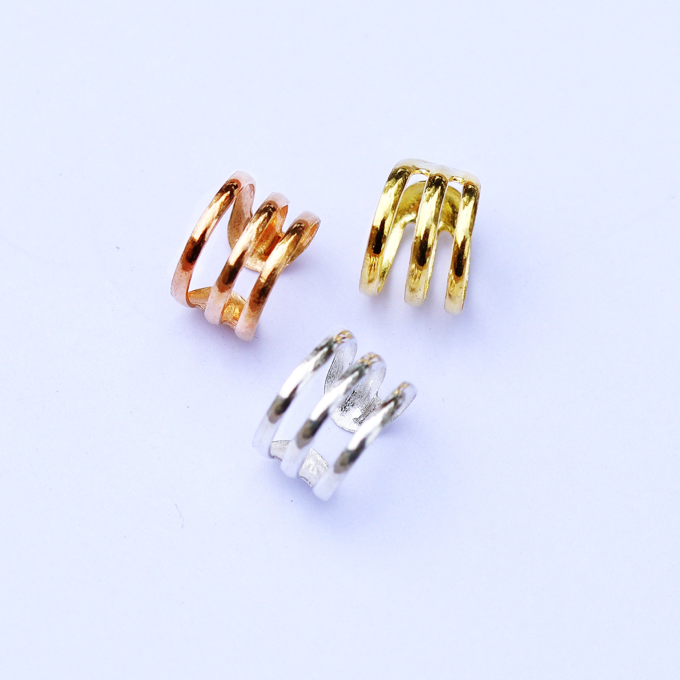 Triple Hoop Conch Cuff - TinyBox Jewelry