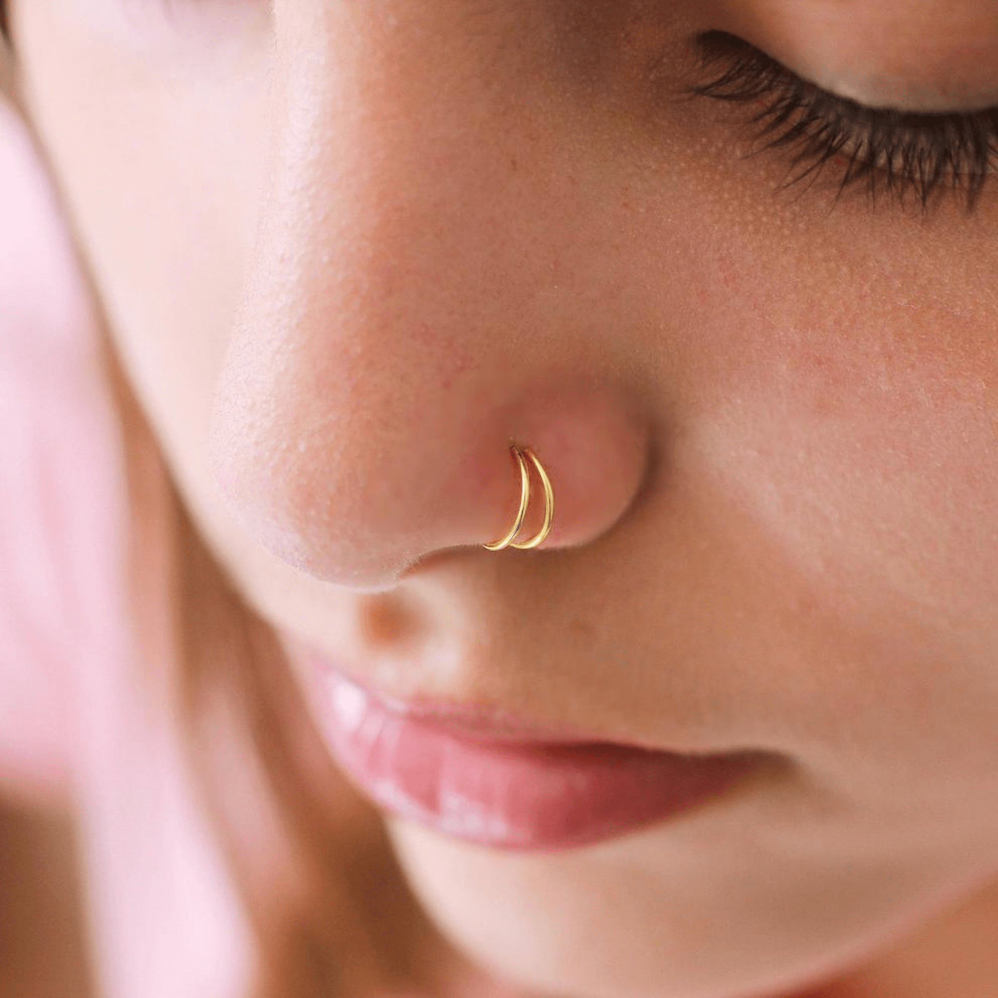 Nose cuff piercing deals