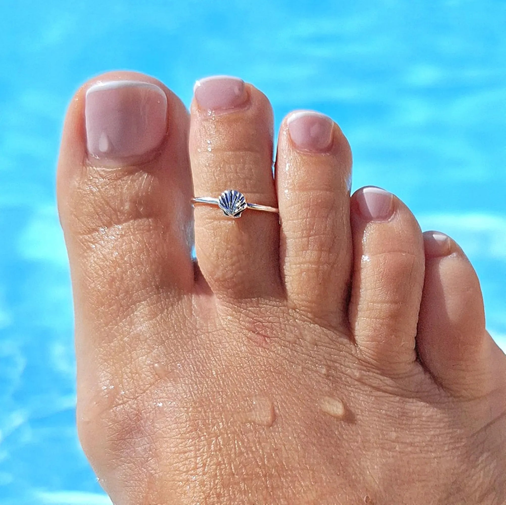 Seashell Toe Ring