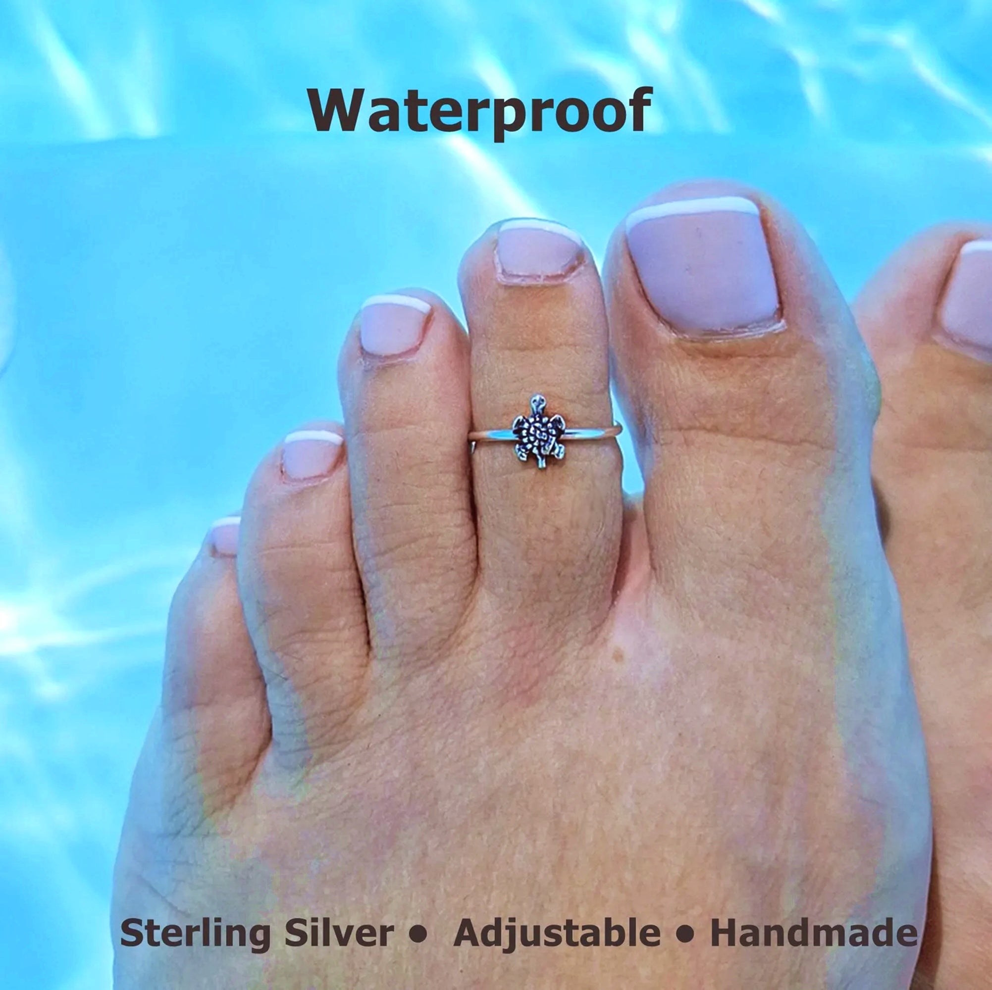 Turtle Toe Ring