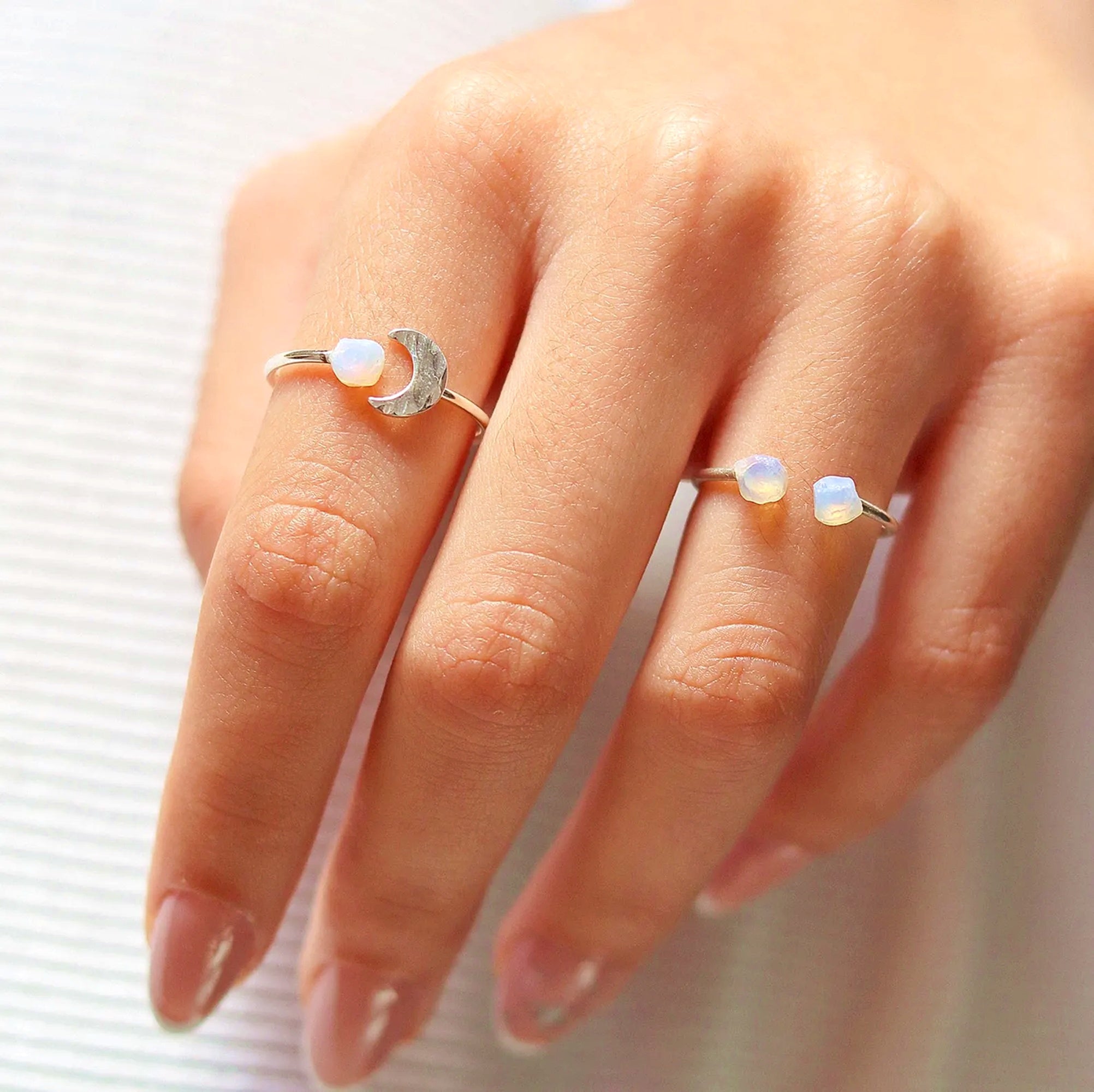 Anel Lua Opal