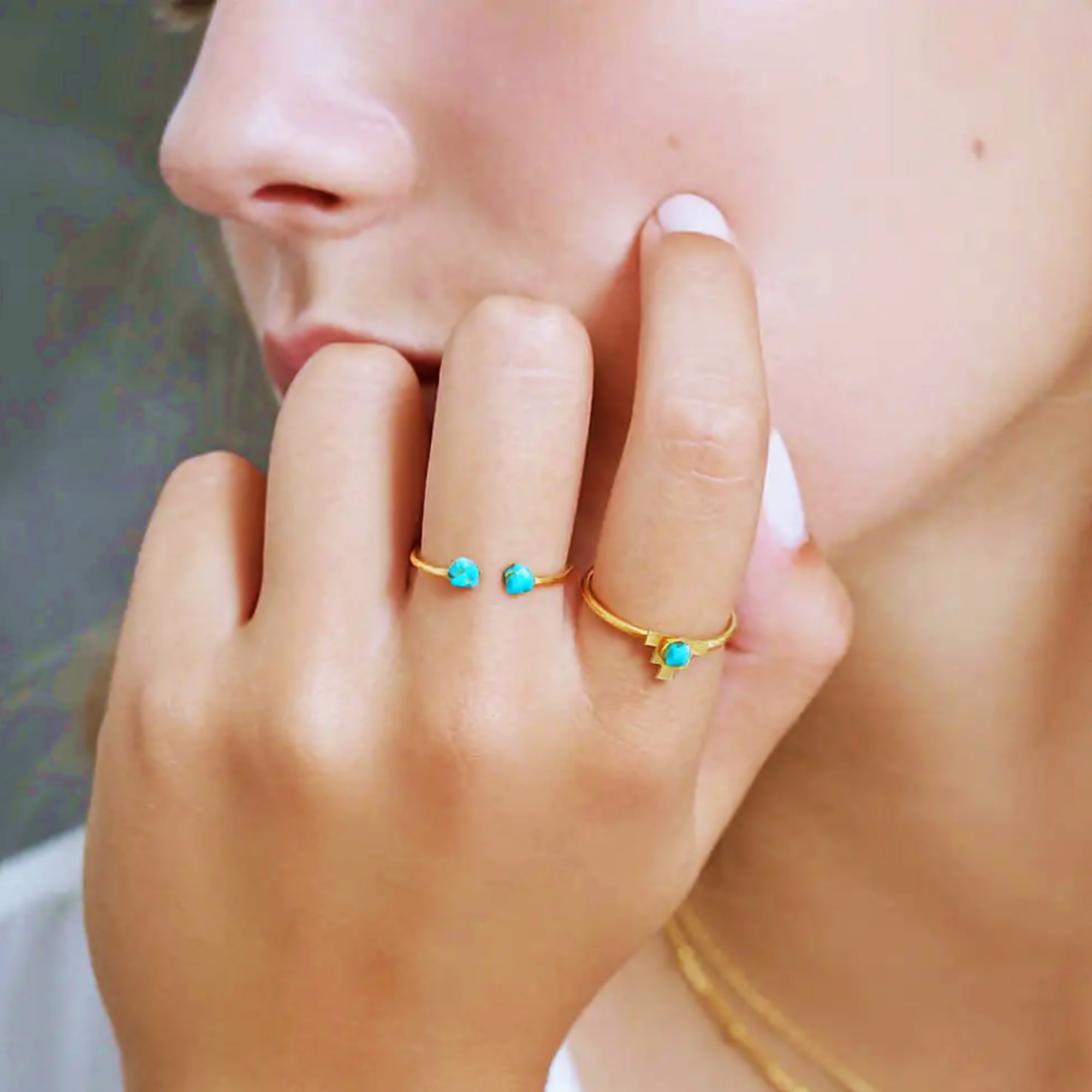 Turquoise Cuff Ring